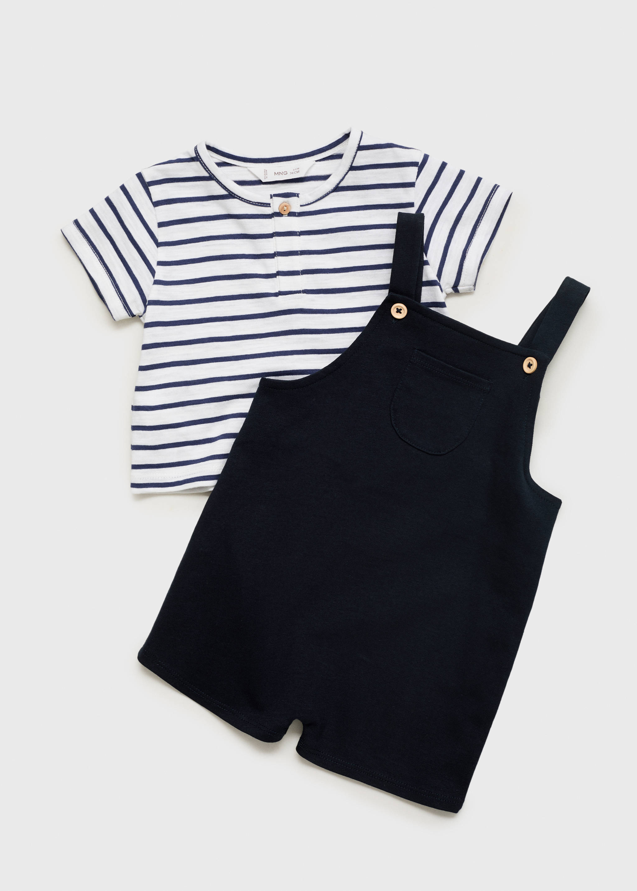 Striped cotton T-shirt - Details of the article 6