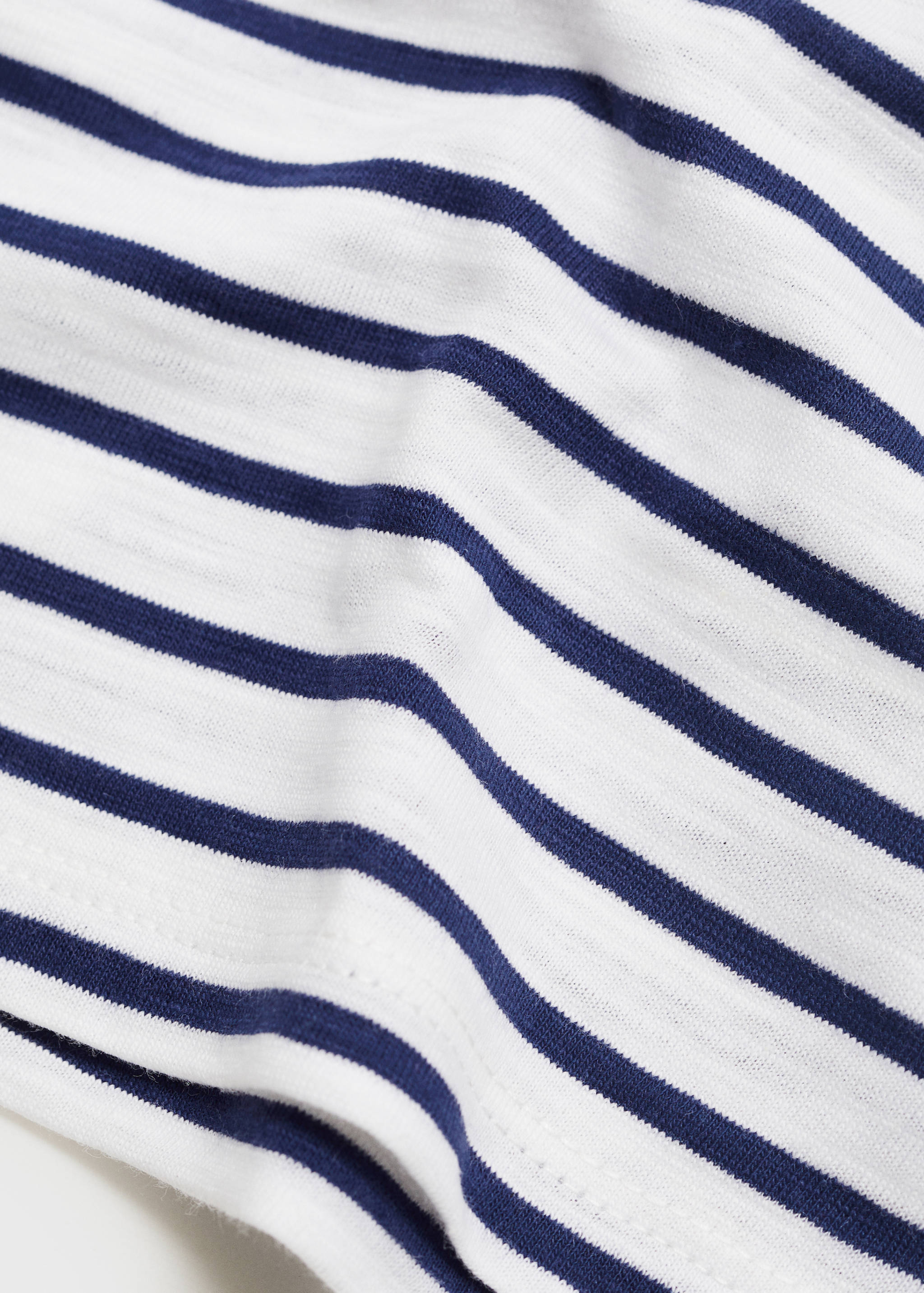 Striped cotton T-shirt - Details of the article 0