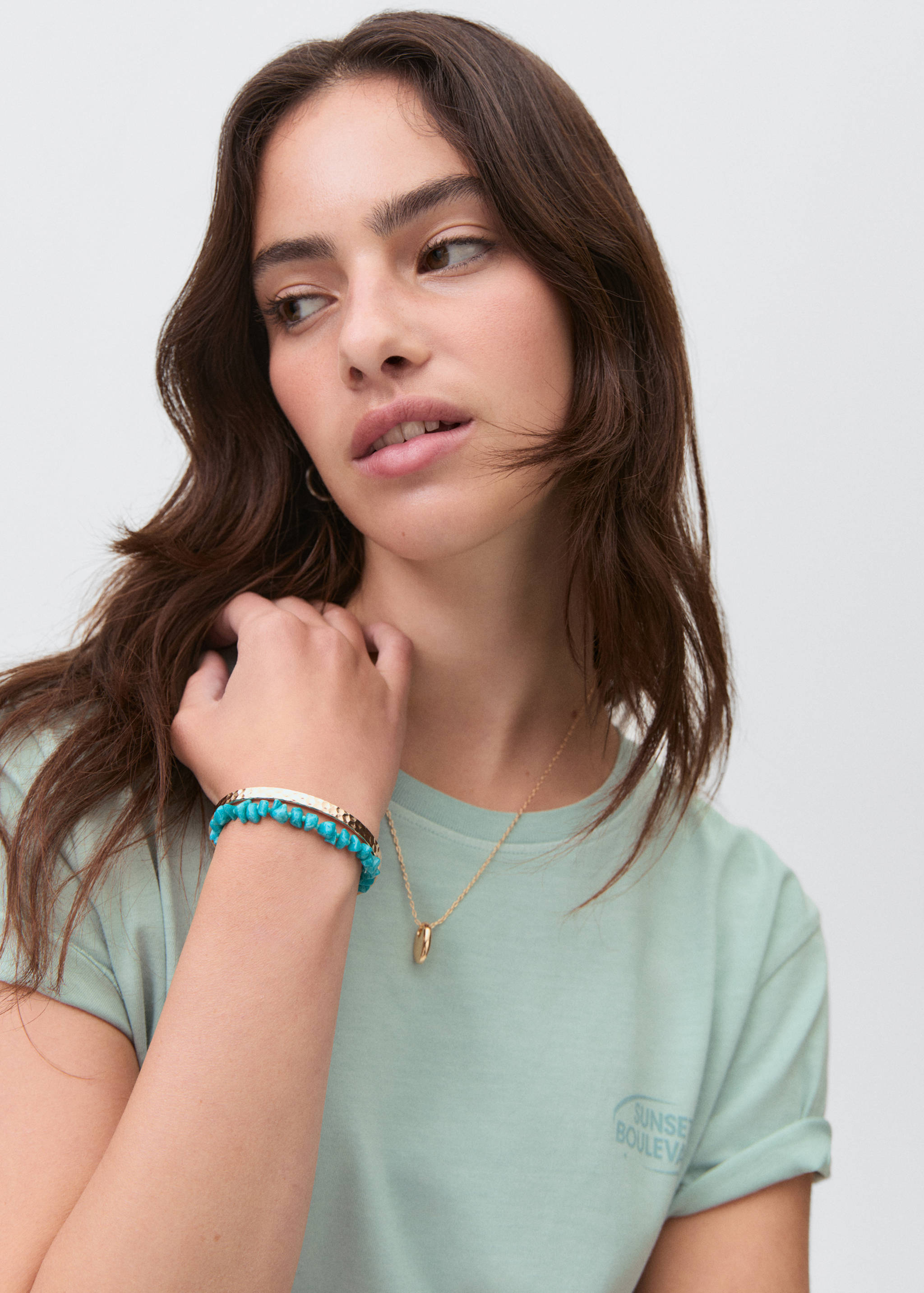 Kurzärmliges Print-T-Shirt - Detail des Artikels 1