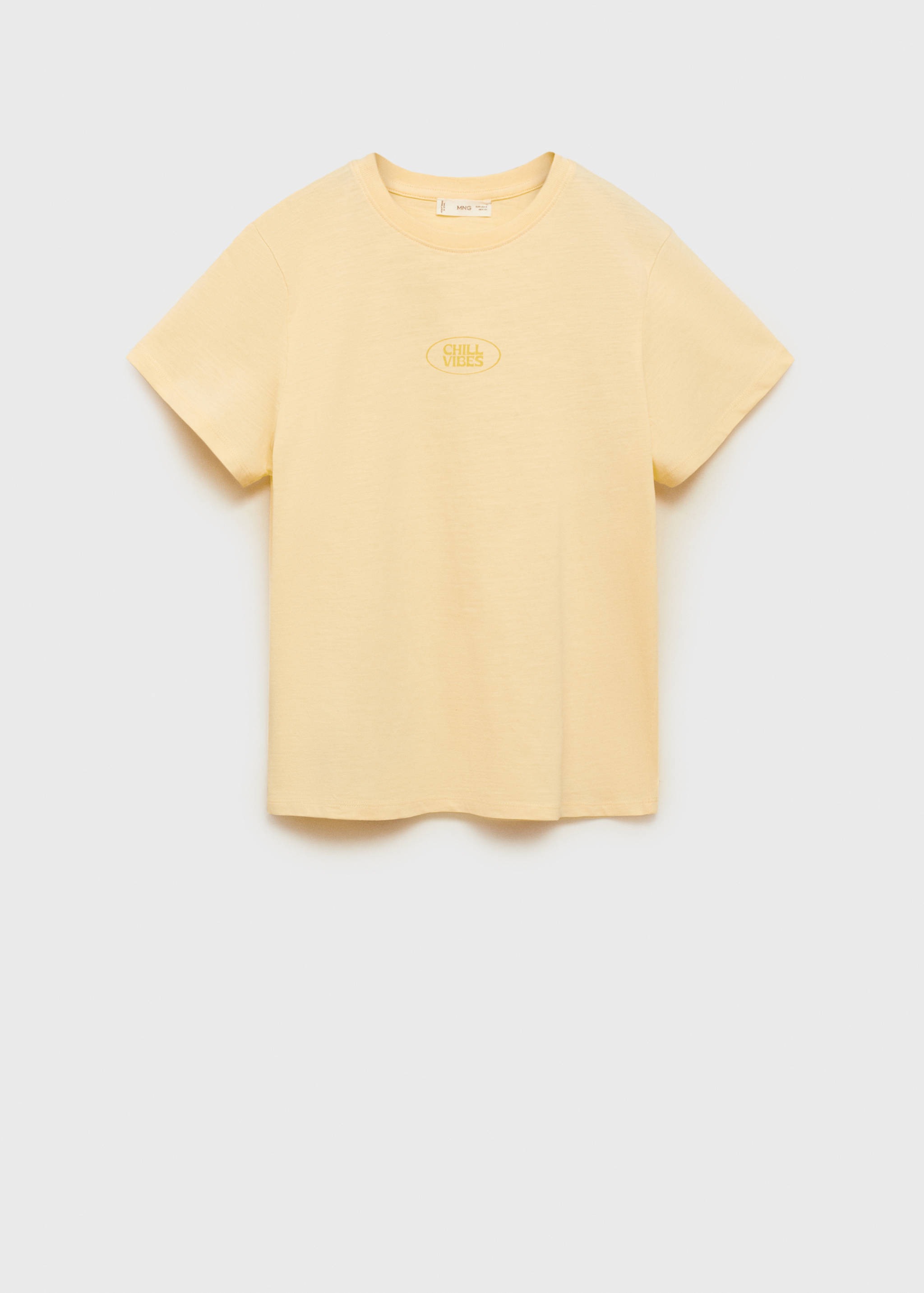 Printed cotton-blend T-shirt - Article without model