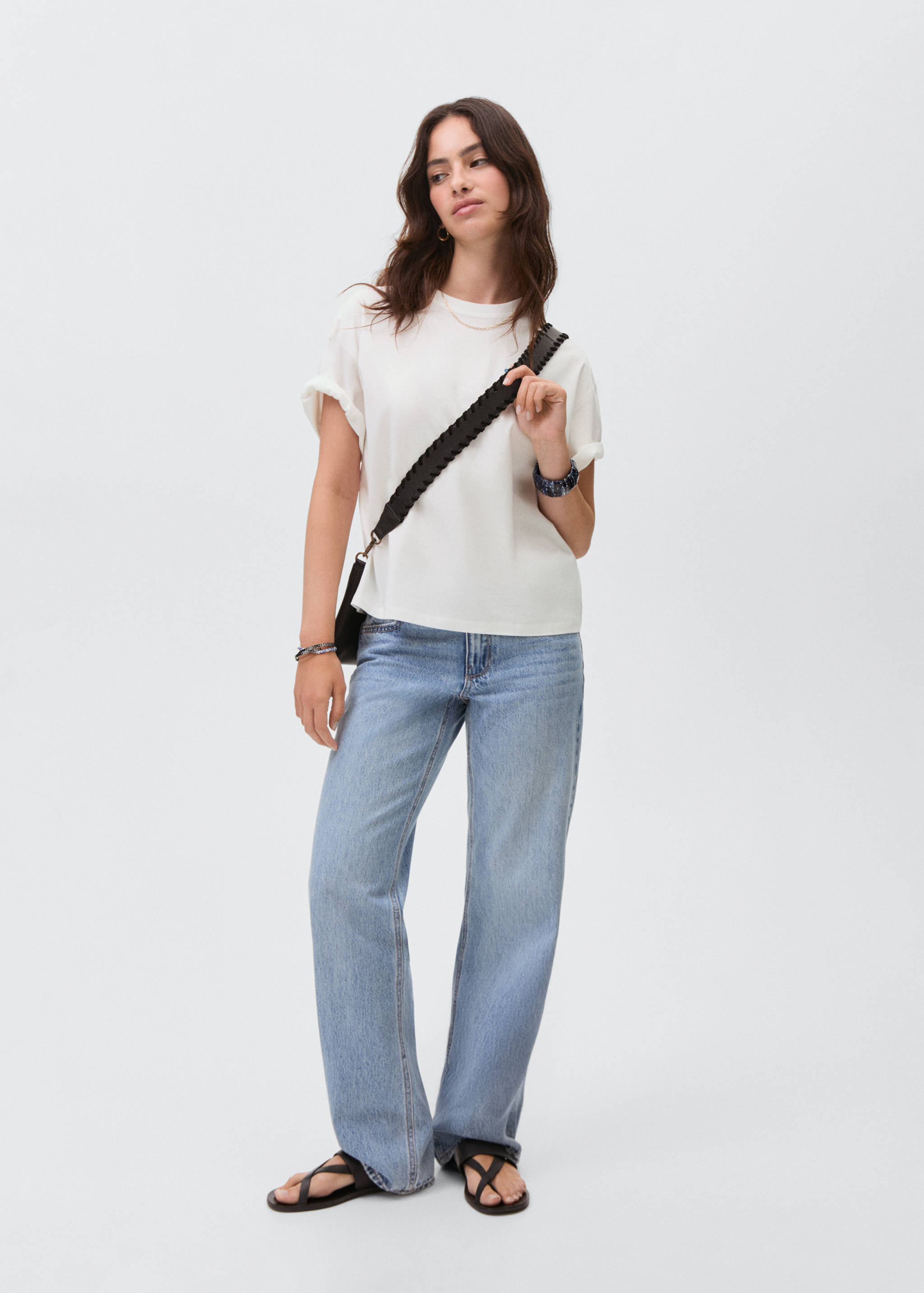 Kısa kollu desenli tişört - Genel plan