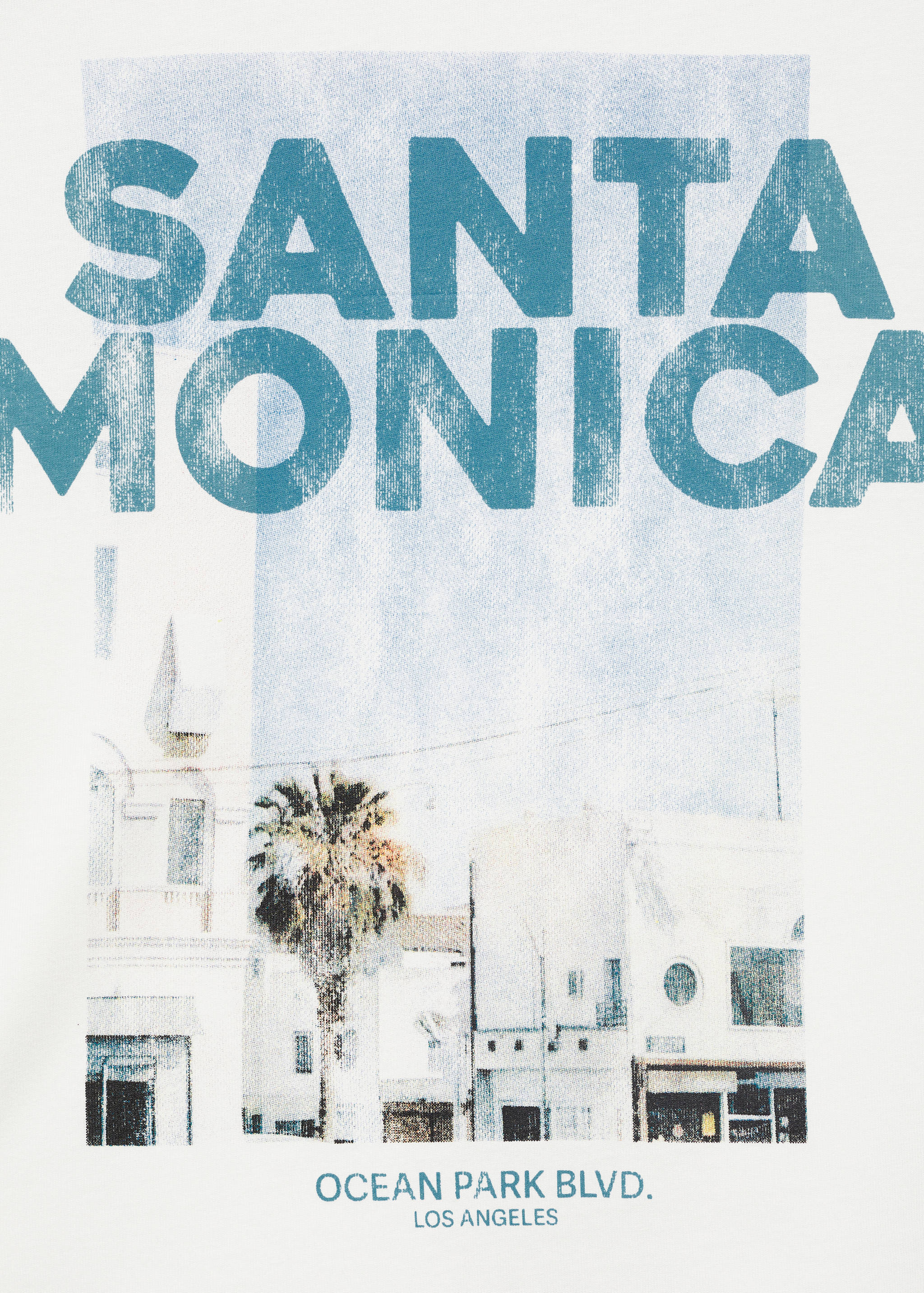 Kısa kollu desenli tişört - Ürün detayı 0