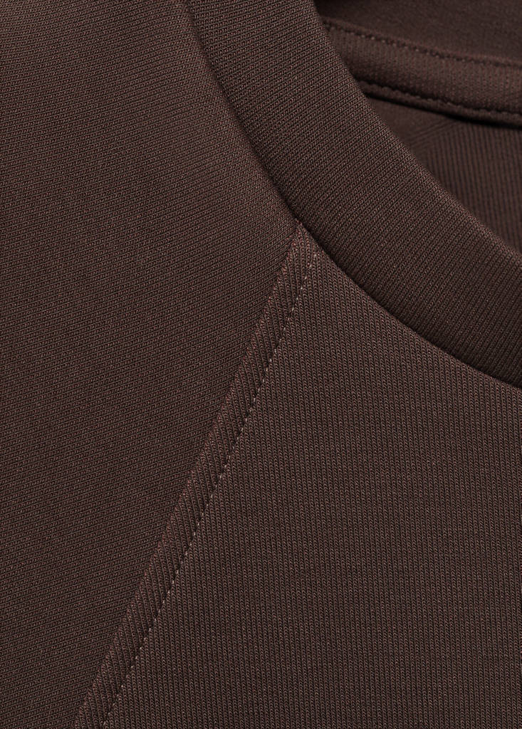 Shoulder pad t-shirt — Chocolate