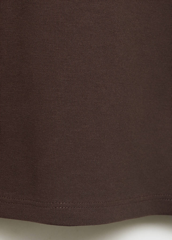 Shoulder pad t-shirt — Chocolate