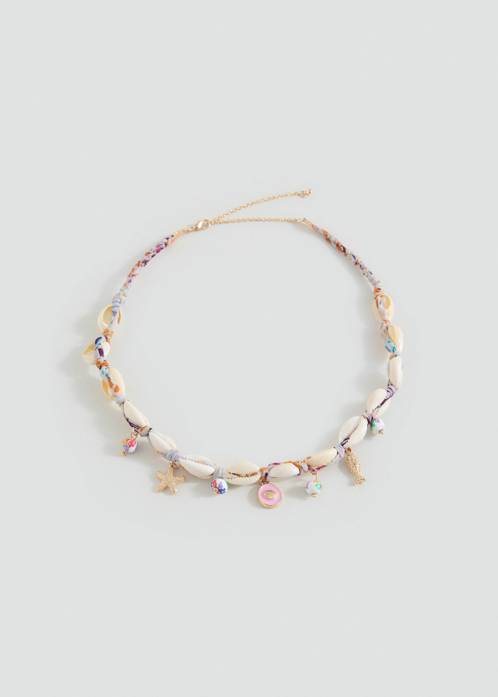 贝壳串珠项链 - null