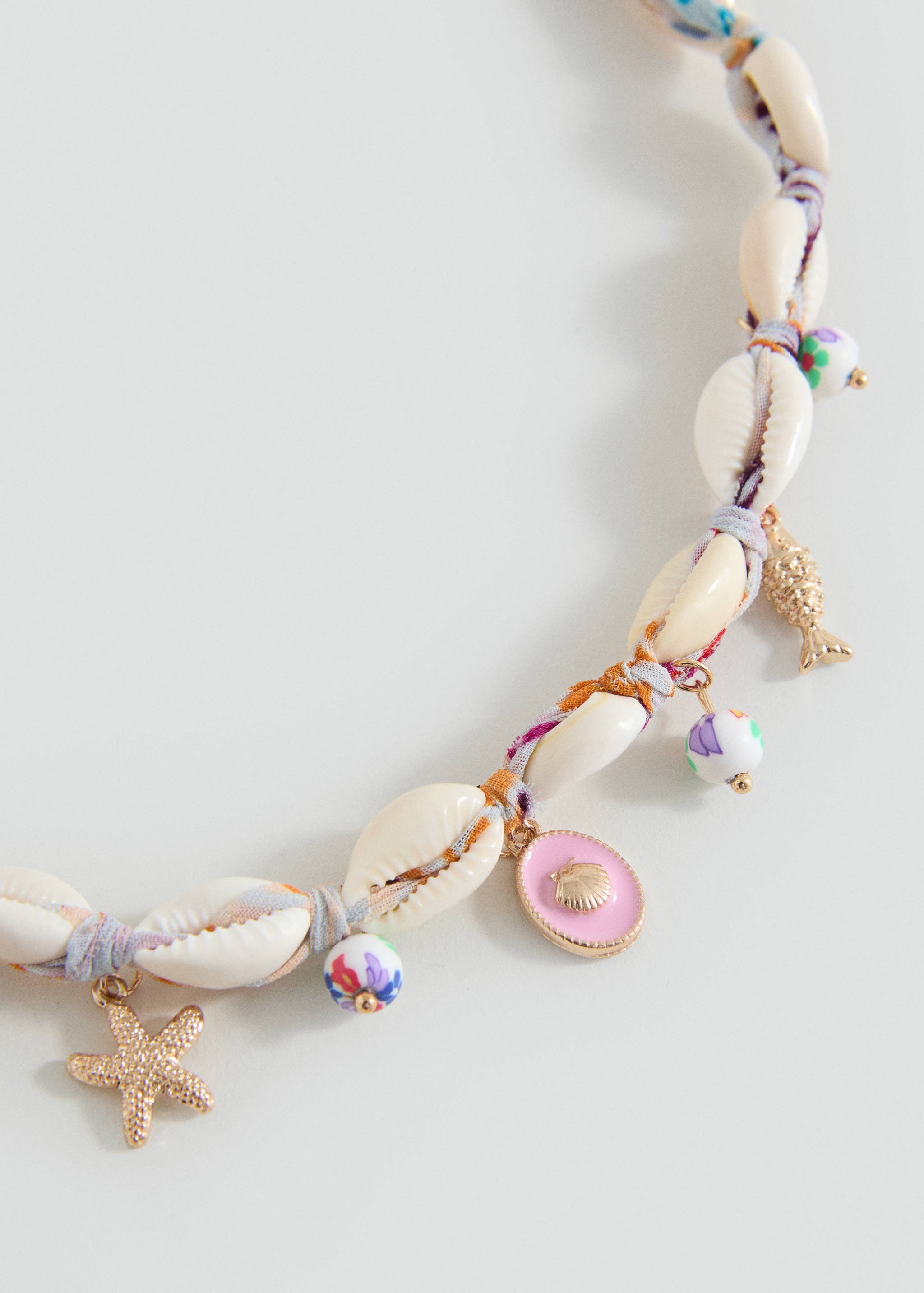 贝壳串珠项链 - null