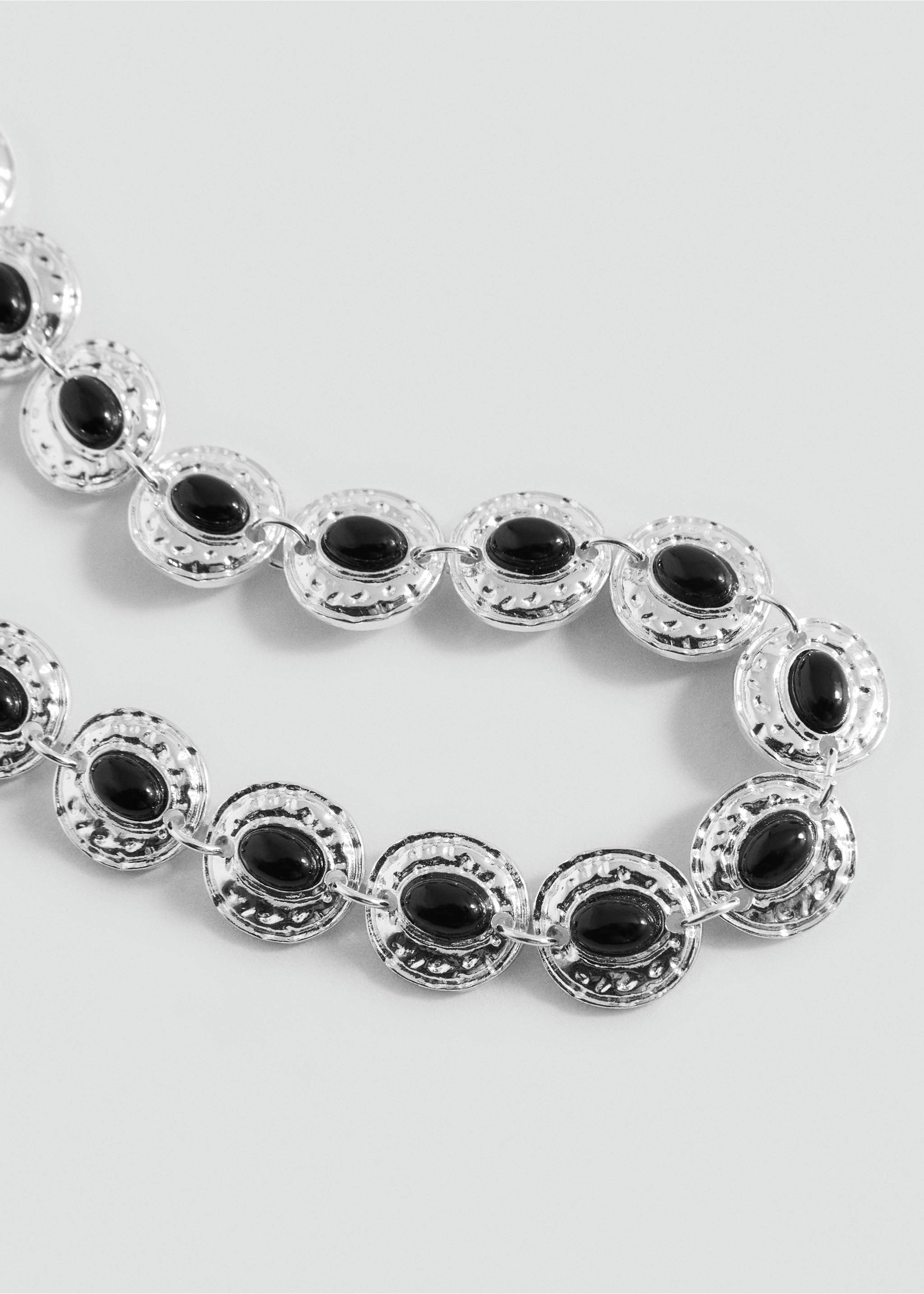 قلادة زخرفية معدنية - رؤية وسط, فضي. Ref: 17001178-00.