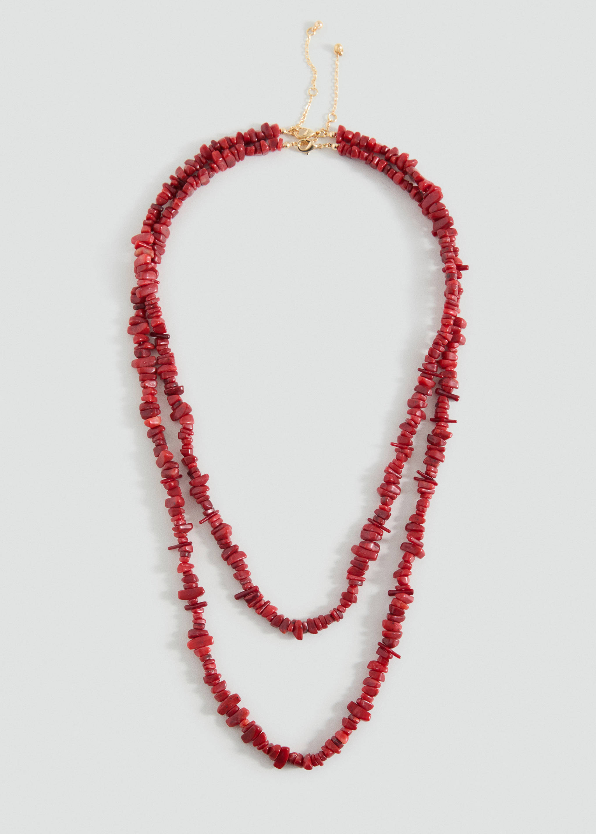 Coral beads necklace - Article without model
