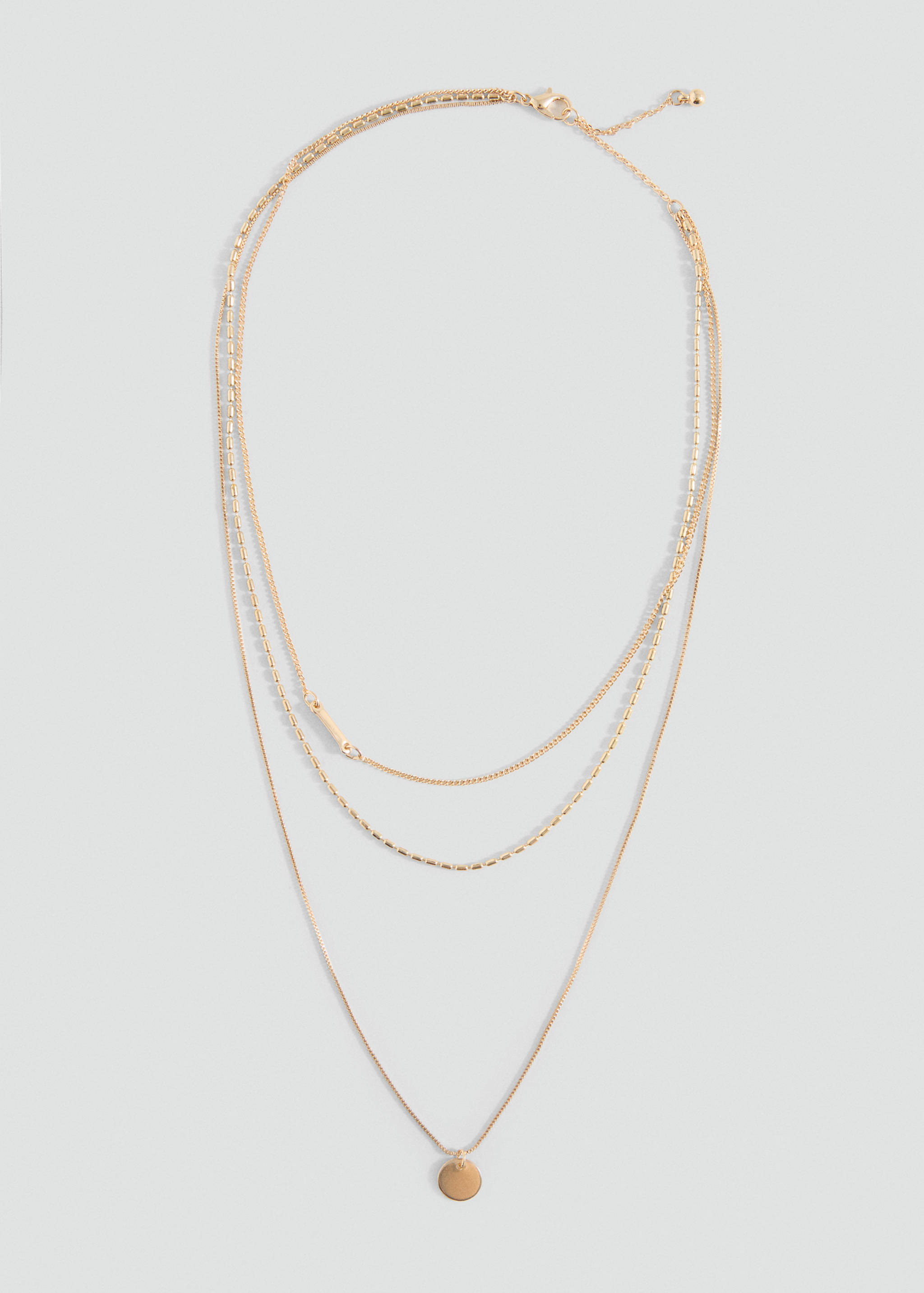 Triple chain necklace - Article without model