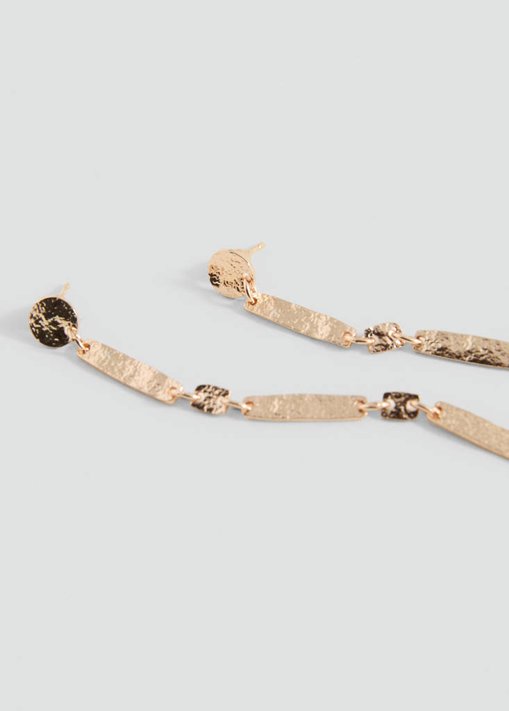 Tear earrings — Gold