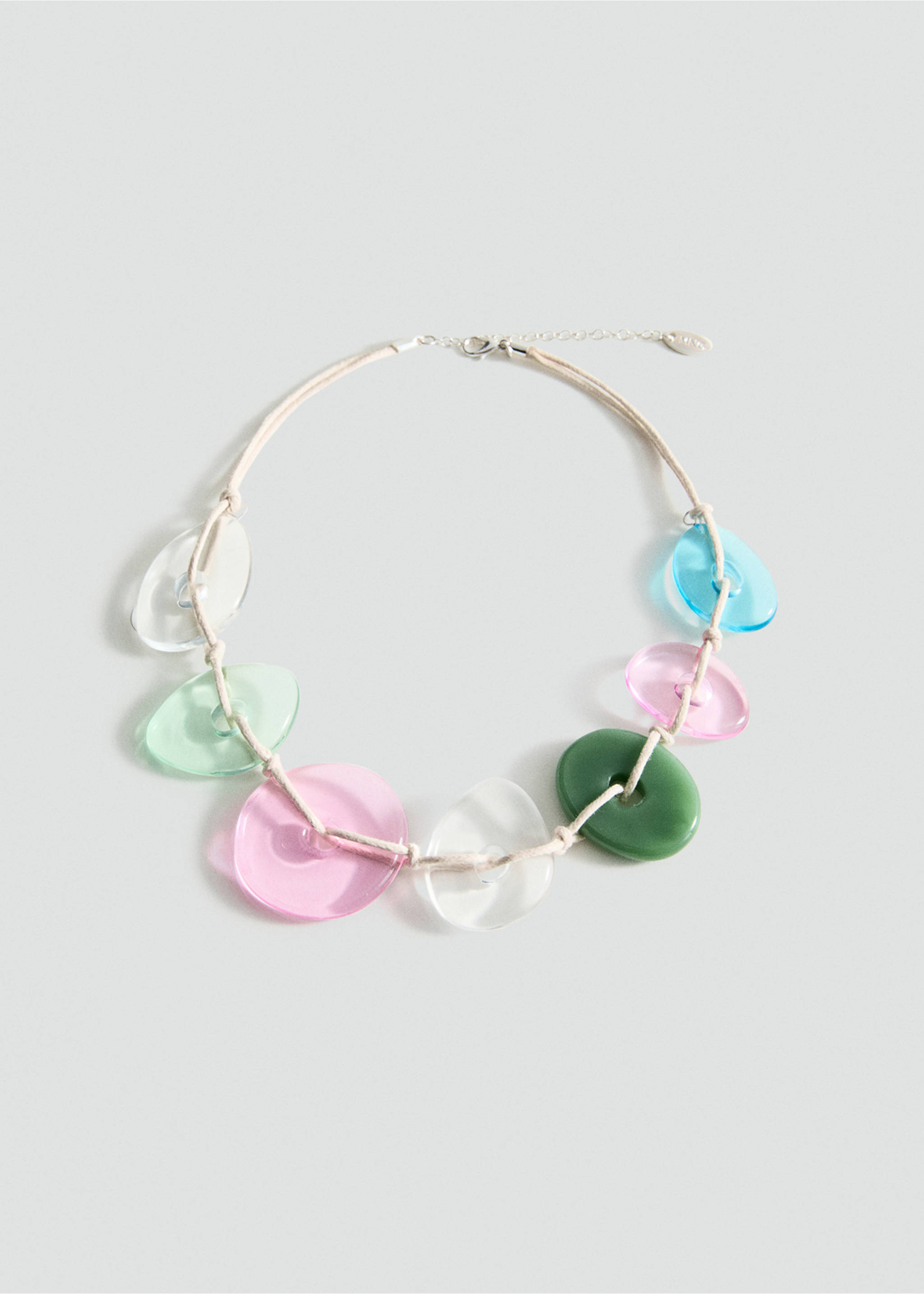 Collier pendentifs combinés - Article sans modèle, Blanc. Ref: 17001198-00.
