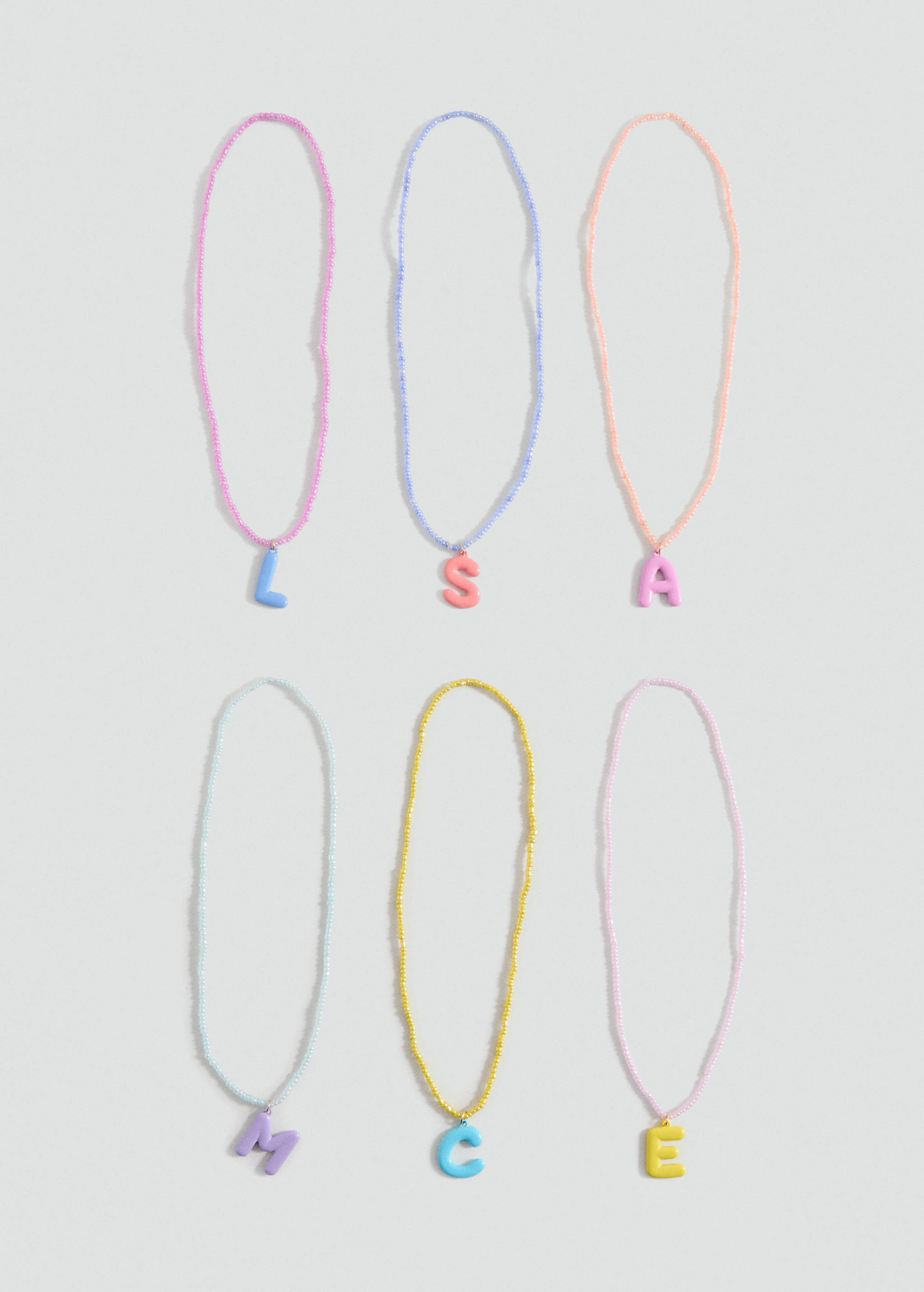 Kalung manik-manik huruf - Rincian barang 1
