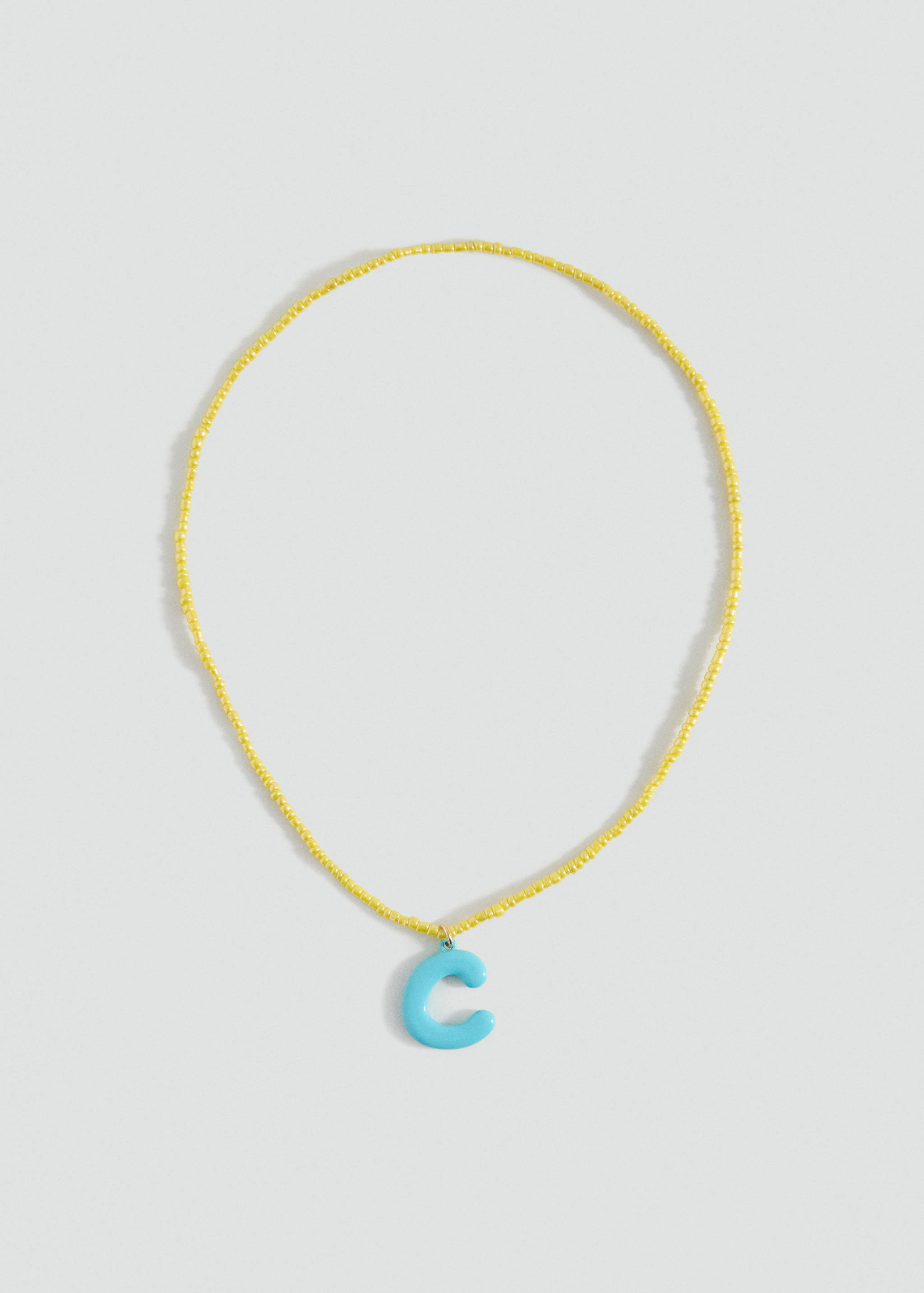 Collier perles lettres - Article sans modèle