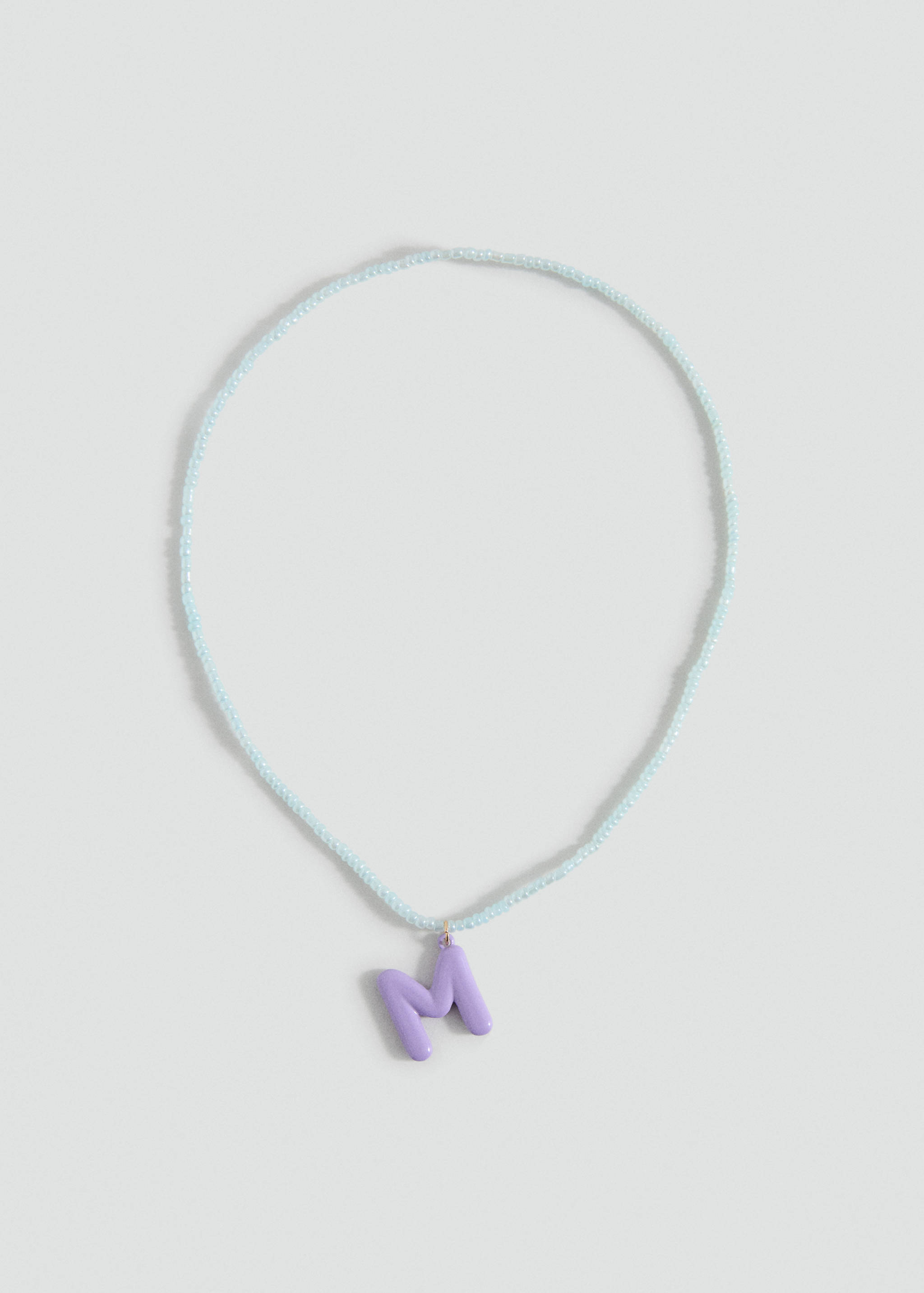 Collier perles lettres - Article sans modèle