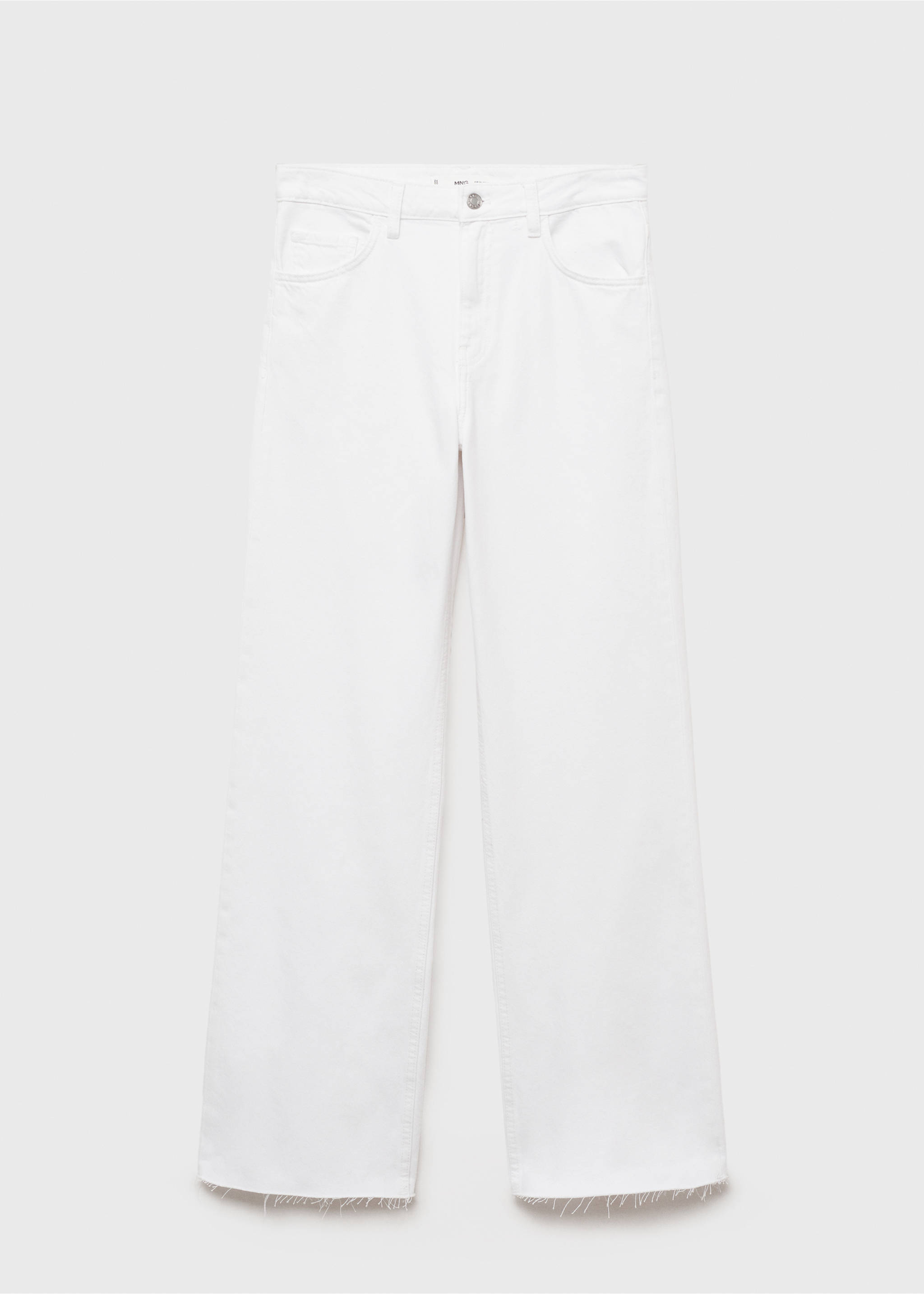 Danila wideleg high-waist jeans - Artikel zonder model, Wit. Ref: 17001206-00.