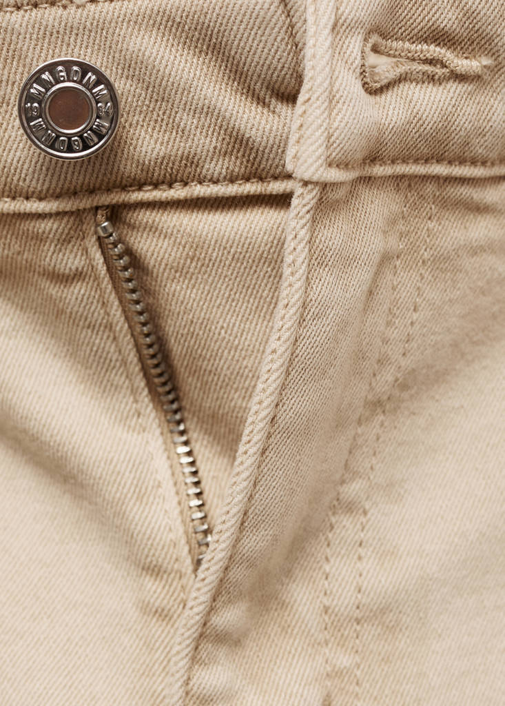 Sienna flared cropped jeans — Sand