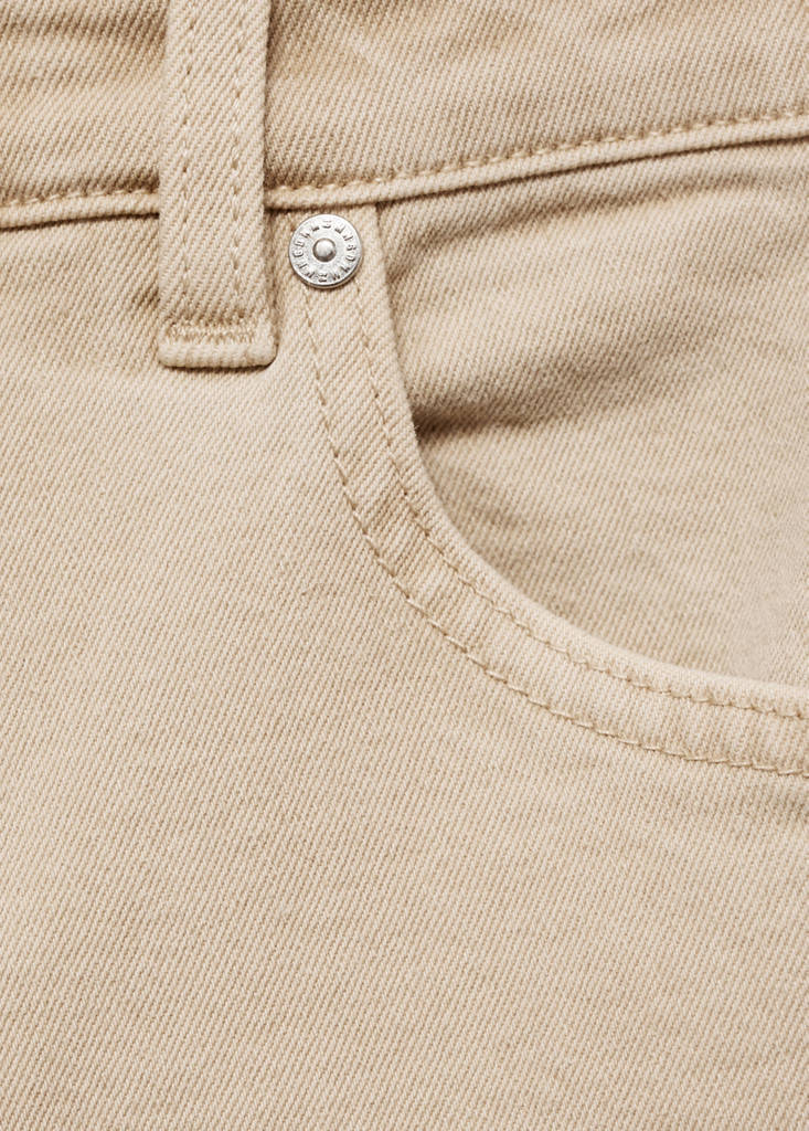 Sienna flared cropped jeans — Sand