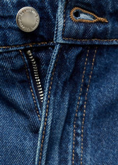Wide leg pleated jeans — Open Blue 9