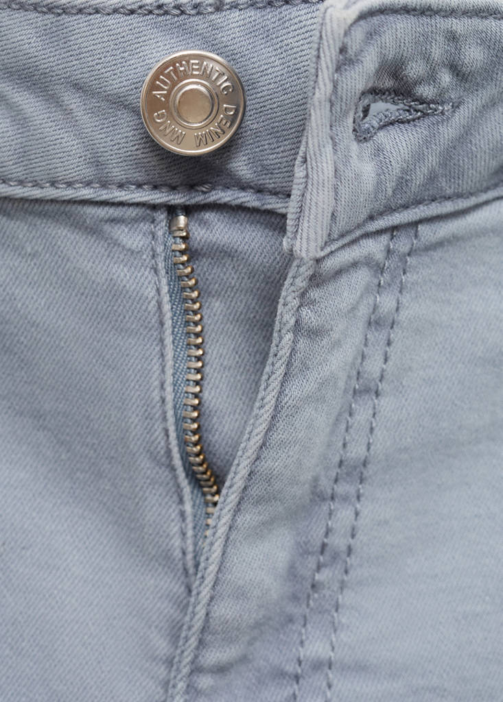 Flared jeans with opening — Blue
