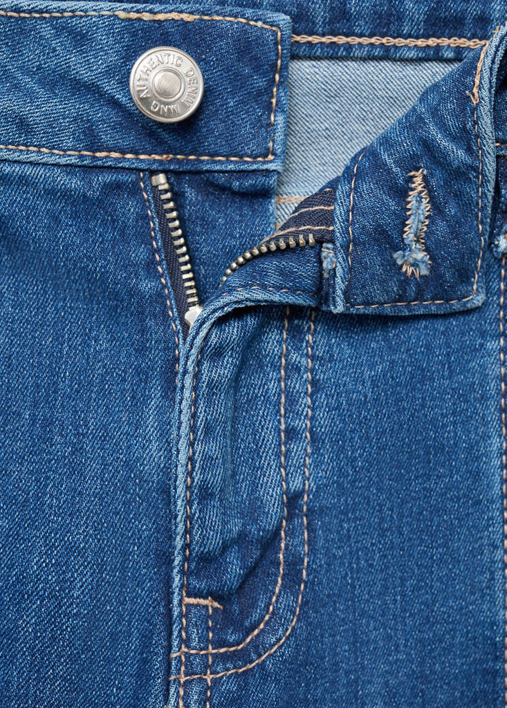 Flared jeans with stars — Dark Blue