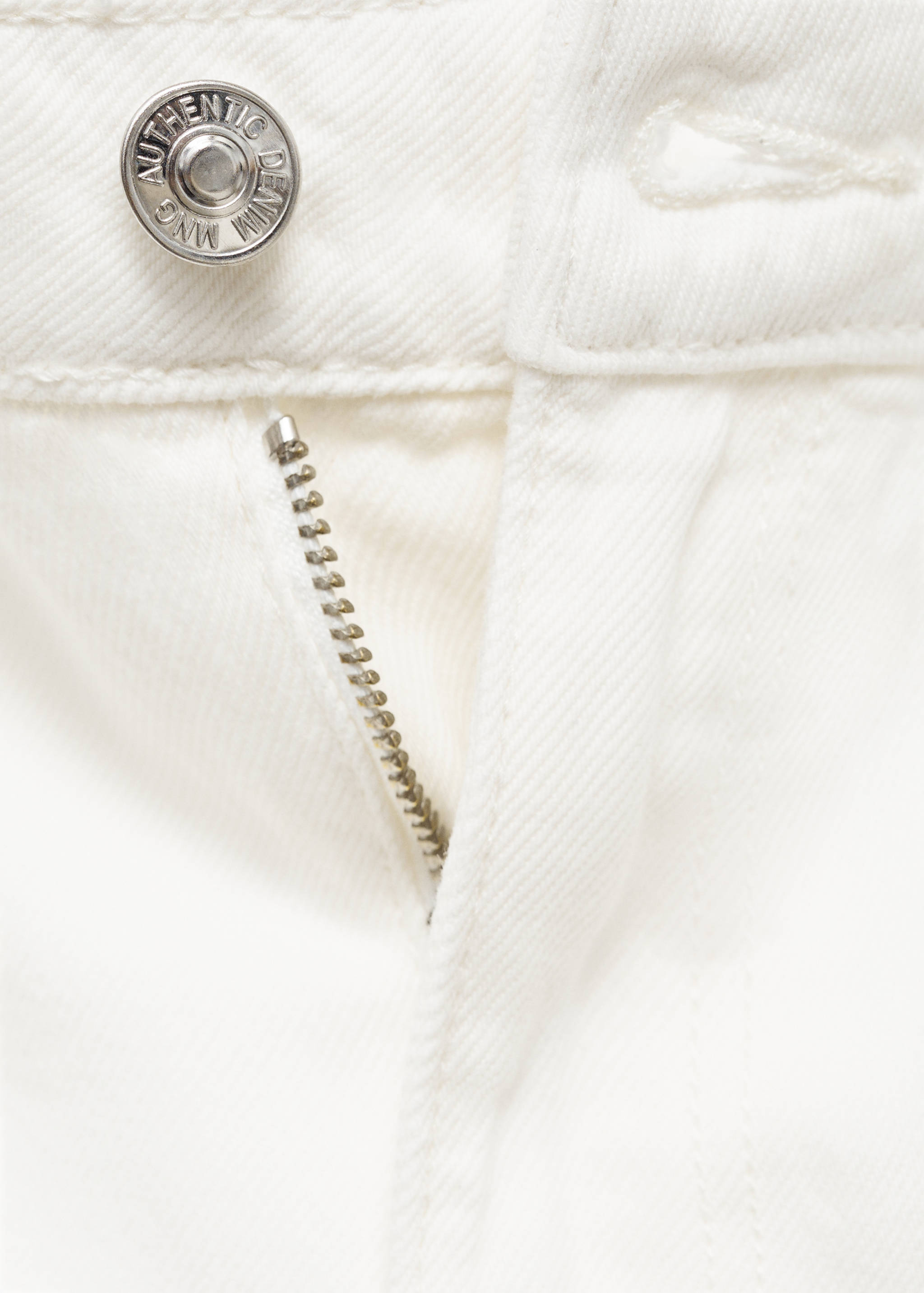 بنطلون جينز ممزق بقصة مستقيمة - تفاصيل المنتج 8