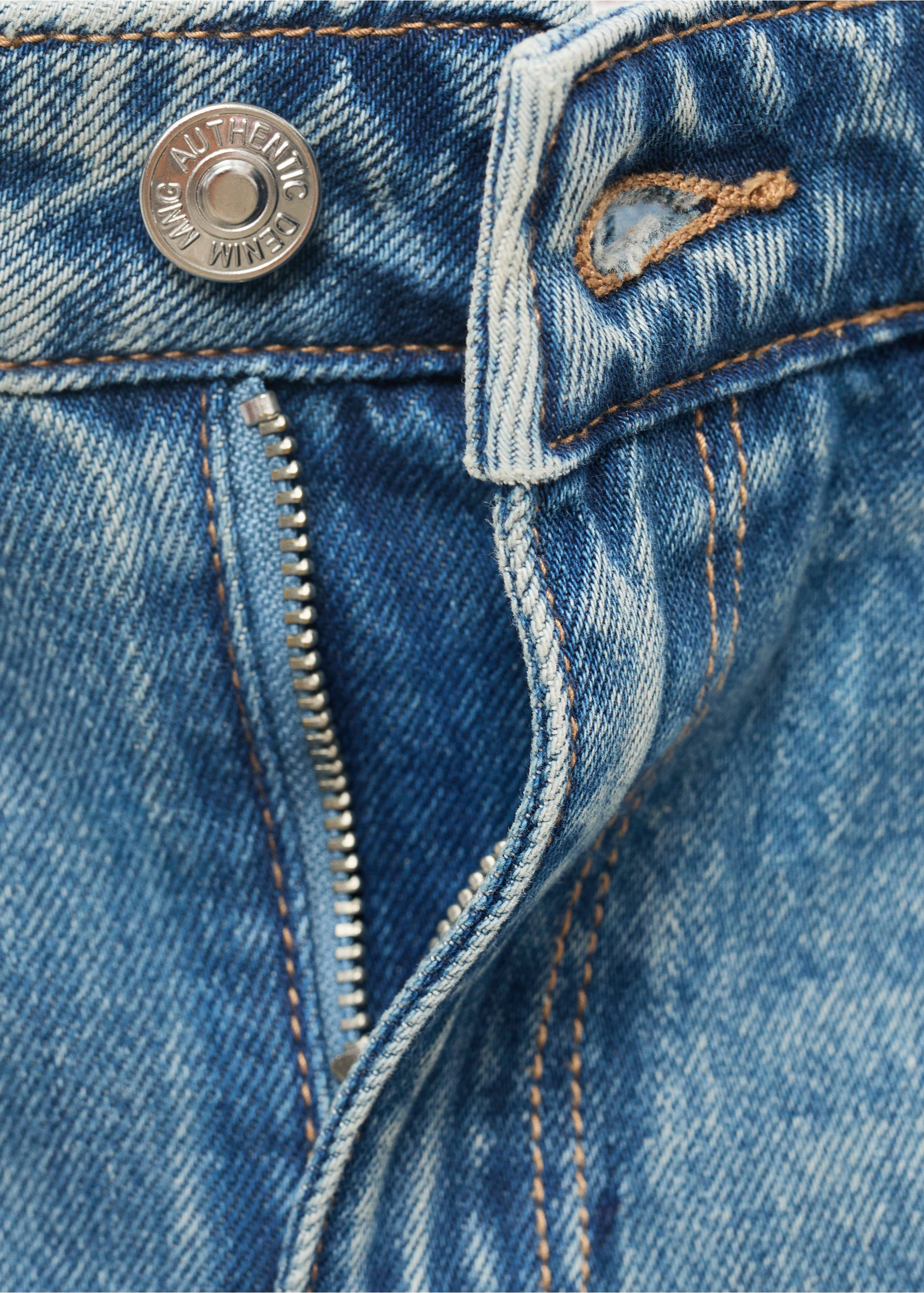 Jeans straight fit - Detalle del artículo 8, Azul medio vintage. Ref: 17001218-00.