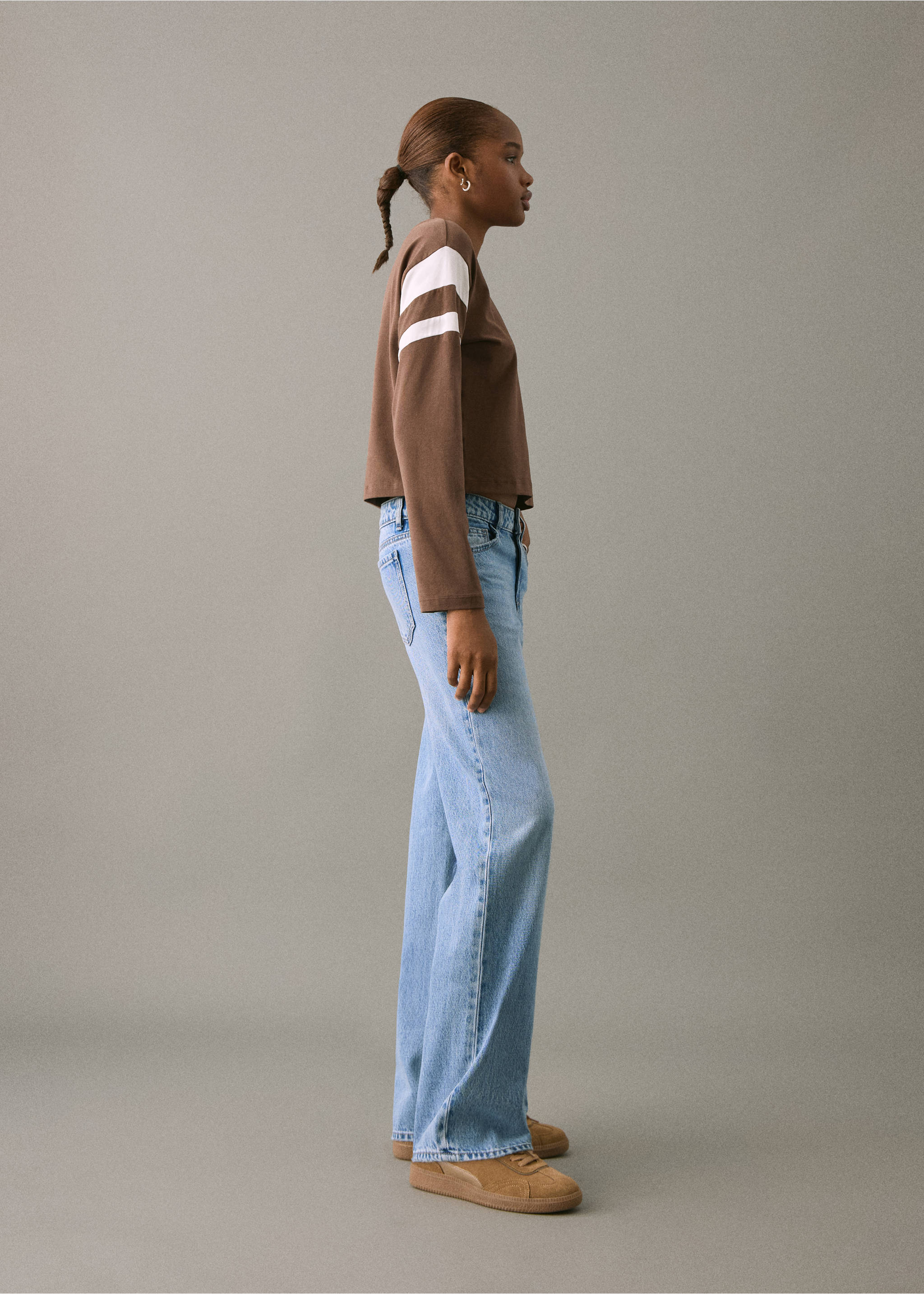 جينز سترايت فيت - تفاصيل المنتج 2, أزرق فاتح. Ref: 17001219-00.