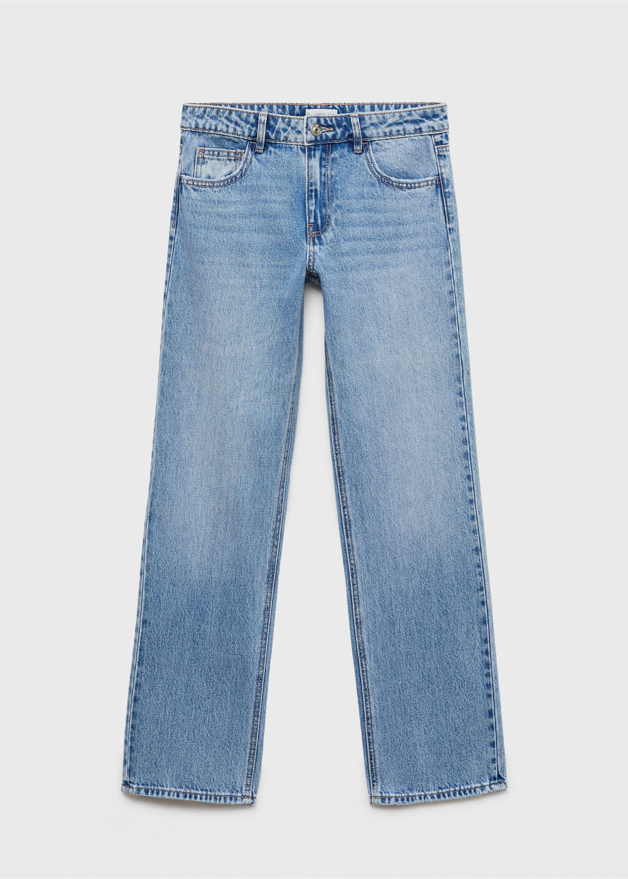 Джинсы straight fit - Изделие без модели, Светло-синий. Ref: 17001219-00.