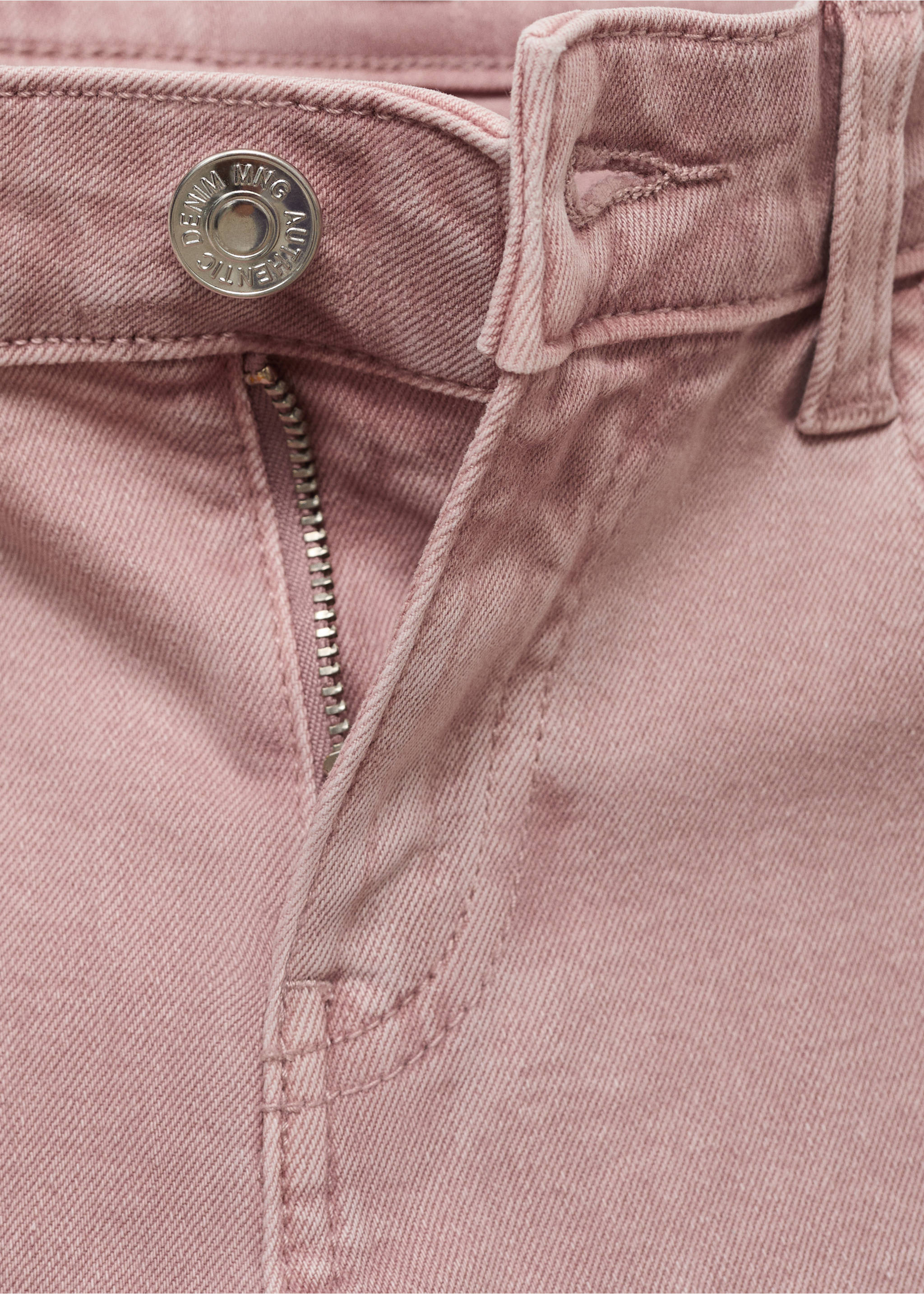 Jeans flare costuras decorativas - Detalle del artículo 8, Rosa pastel. Ref: 17001221-00.