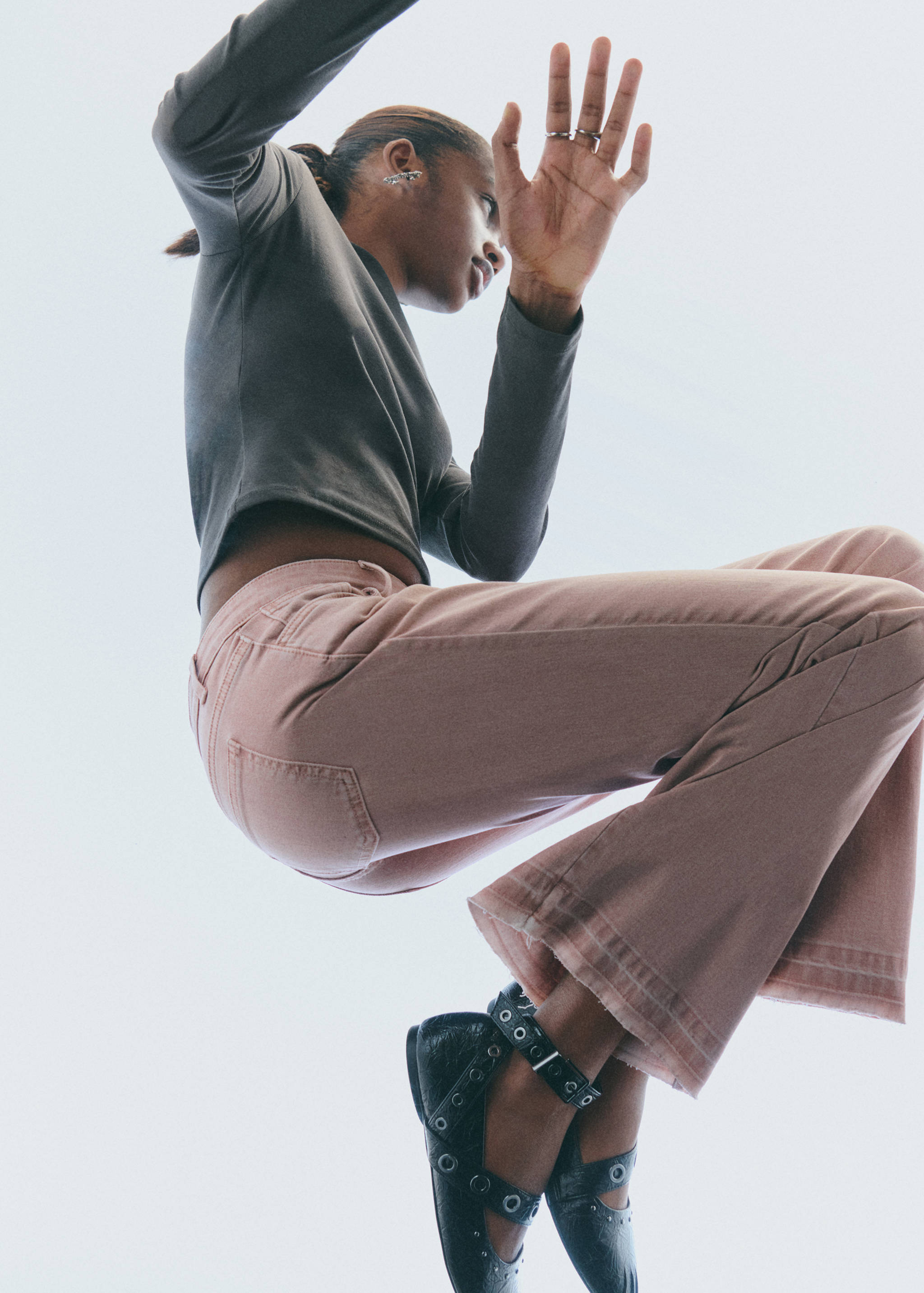 Jean flare à coutures décoratives - Détail de l'article 5