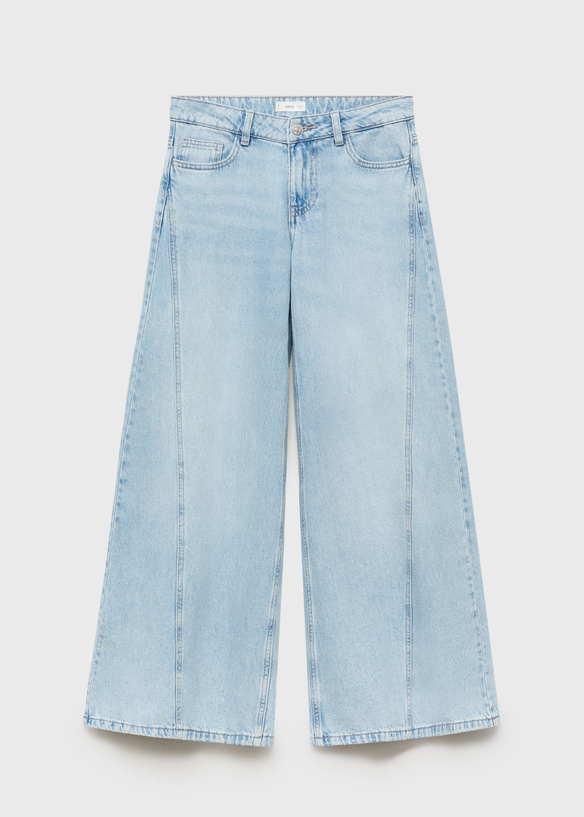 Jeans wide leg detalle costuras - Artículo sin modelo