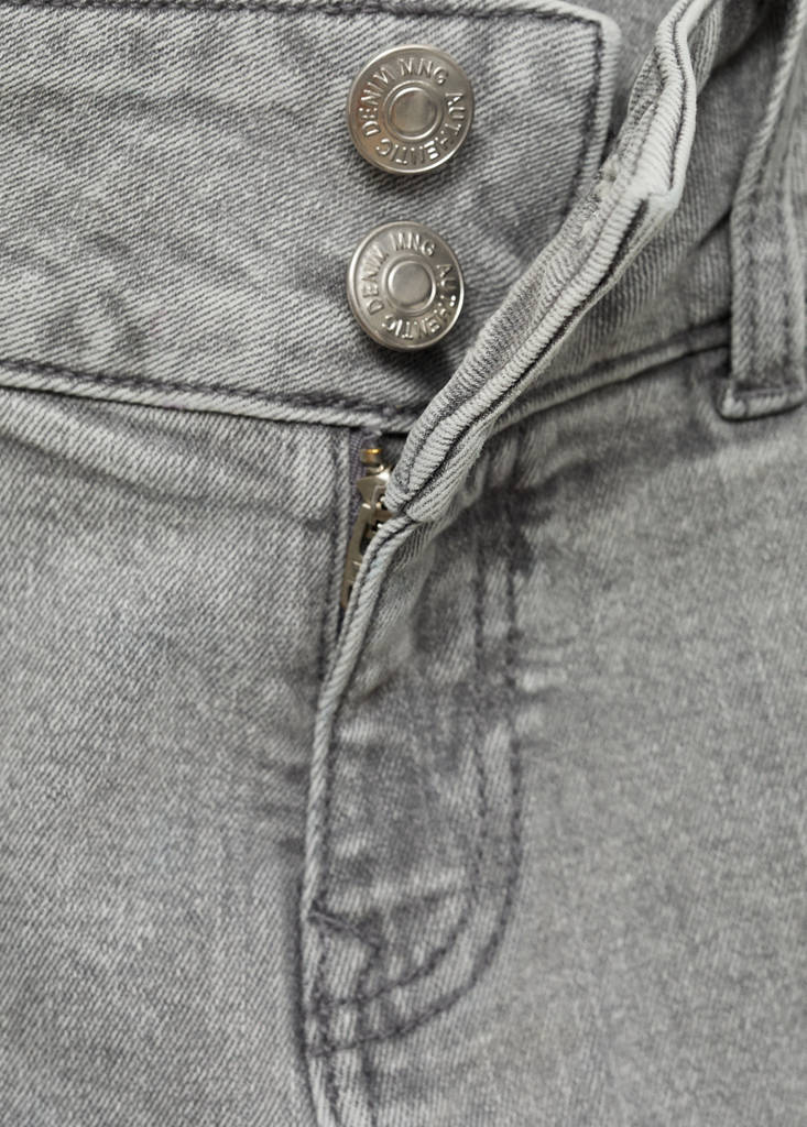 Low-waist flared jeans — Denim Grey