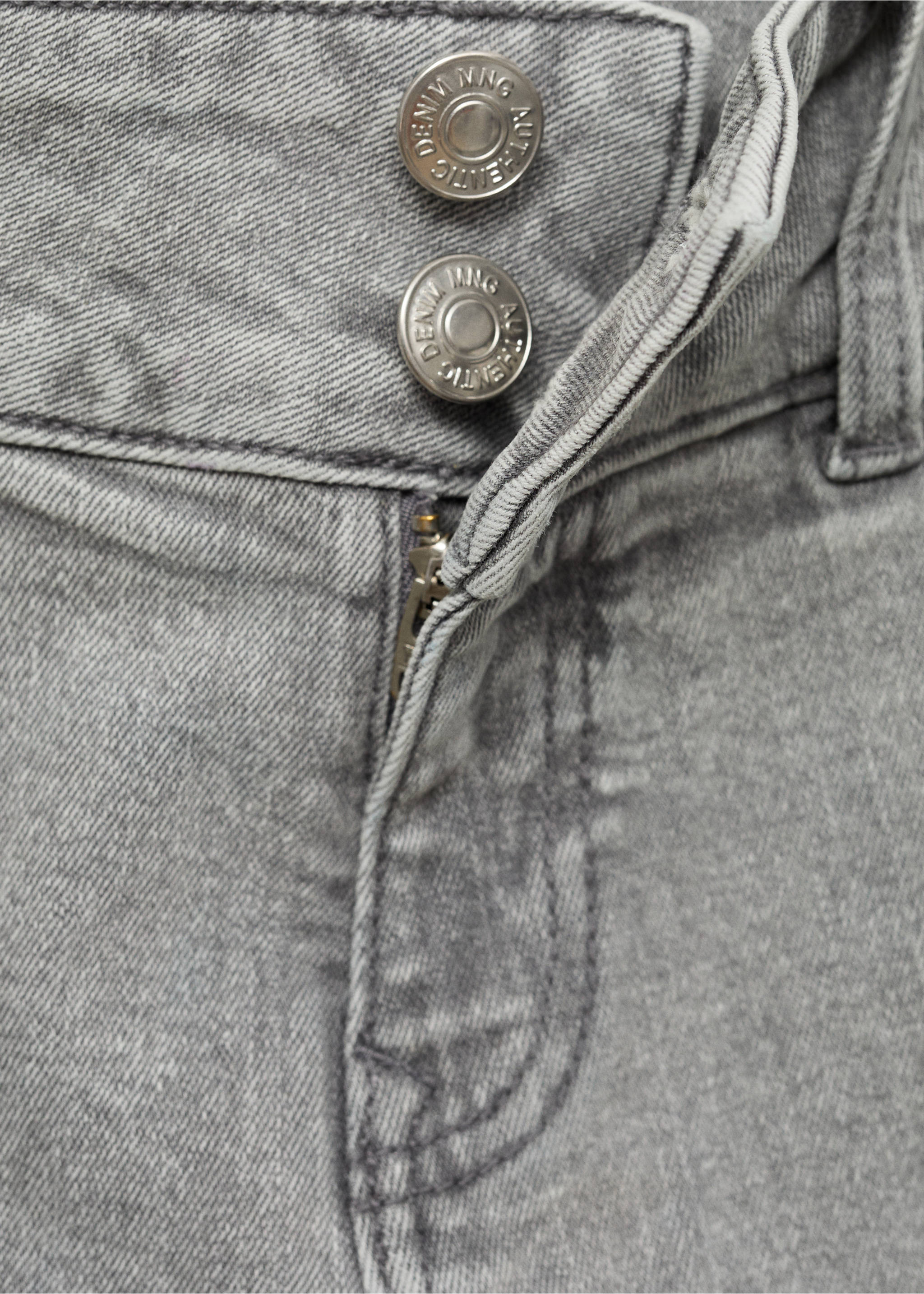 Jeans flare low waist - Detalle del artículo 8, Gris. Ref: 17001226-00.