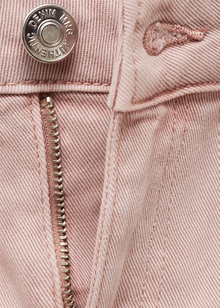 Studded culotte jeans — Pastel Pink
