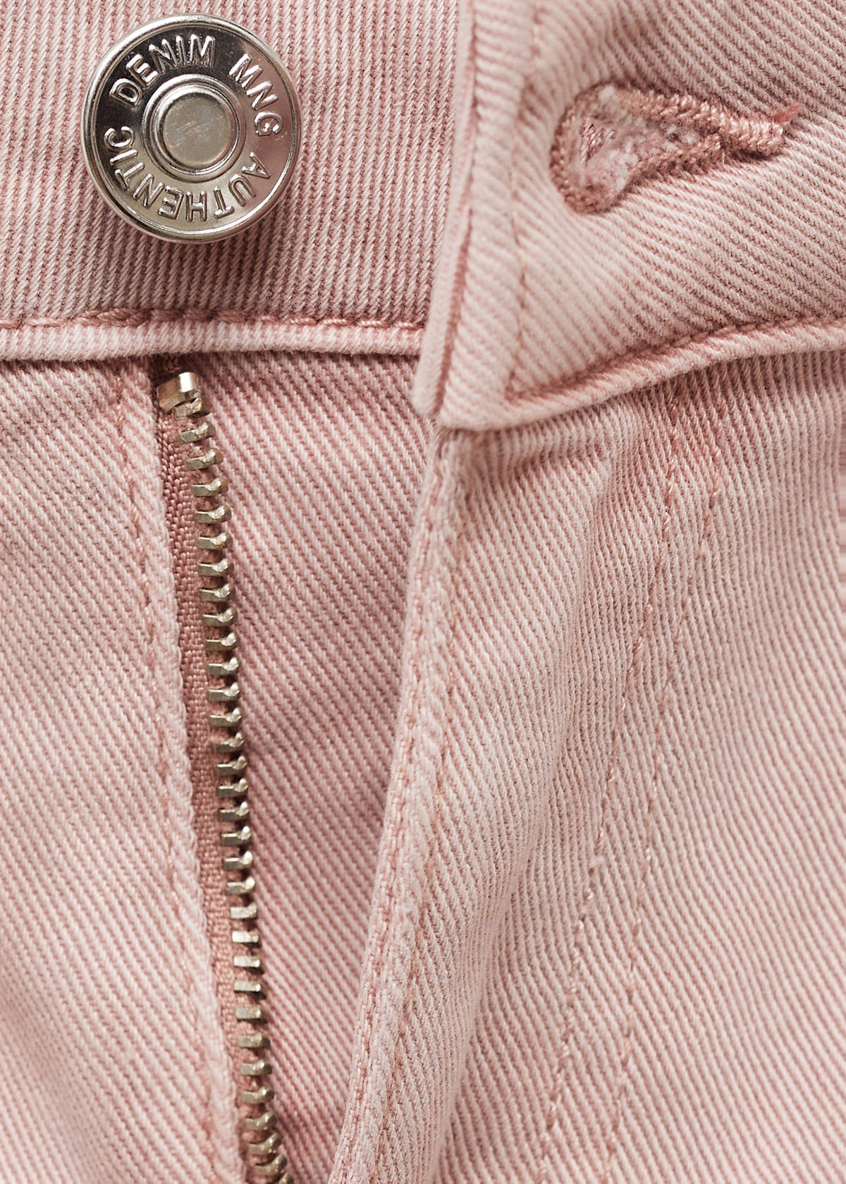 Studded culotte jeans — Pastel Pink