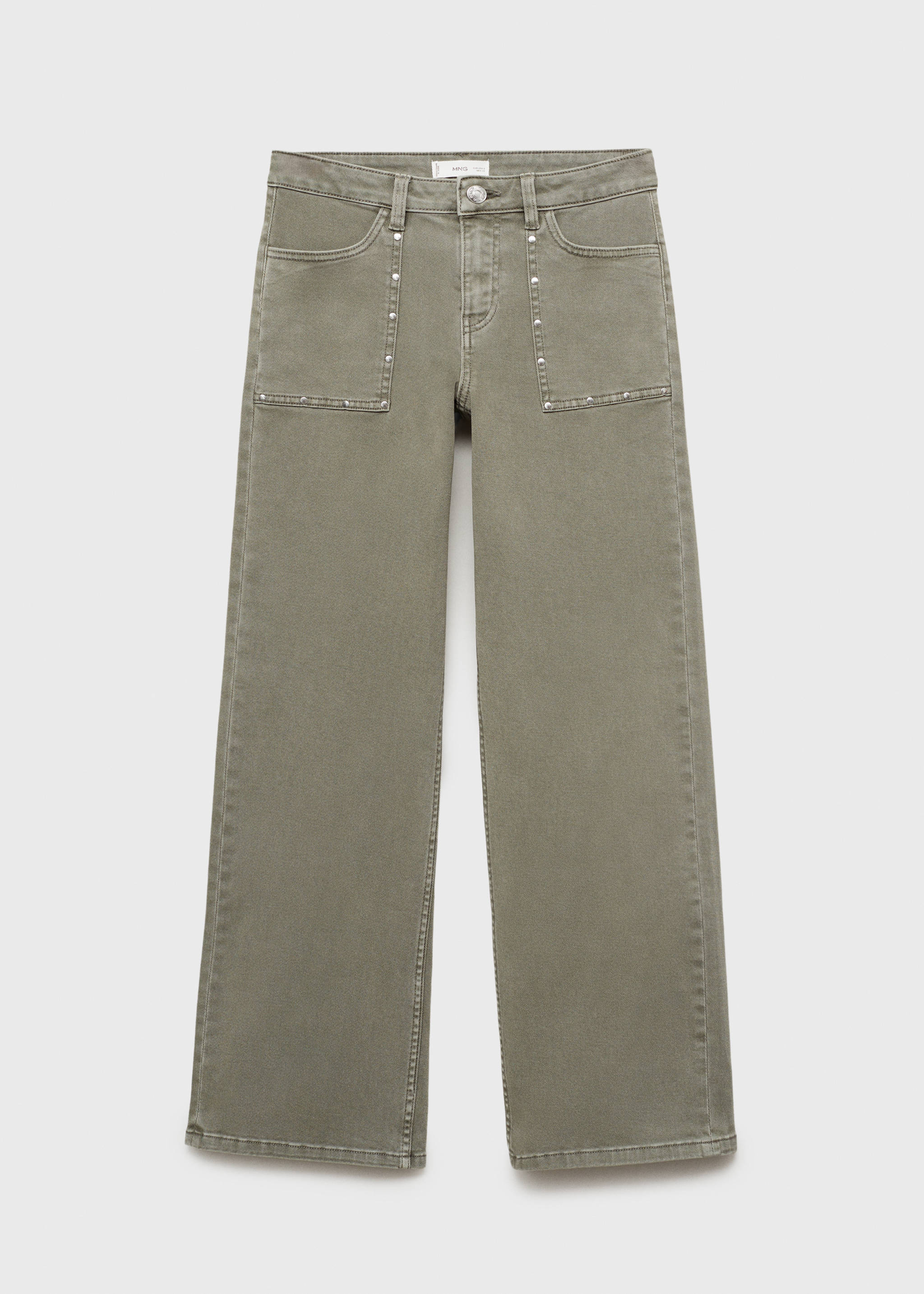 Jean style jupe-culotte clouté - Article sans modèle