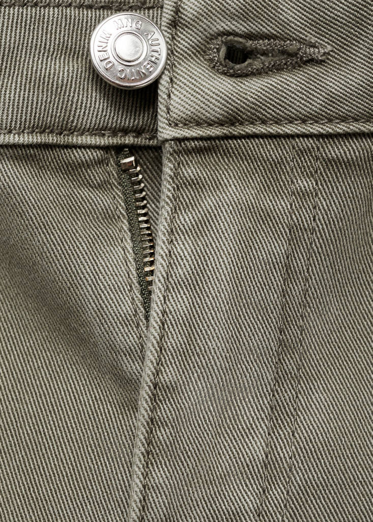Studded culotte jeans — Pastel Green