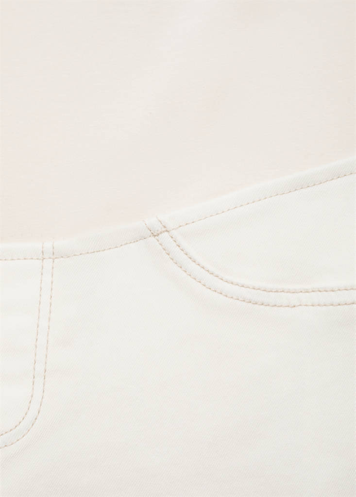 Maternity flared cropped jeans — Off White