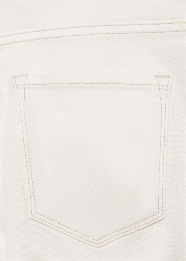 Maternity flared cropped jeans — Off White