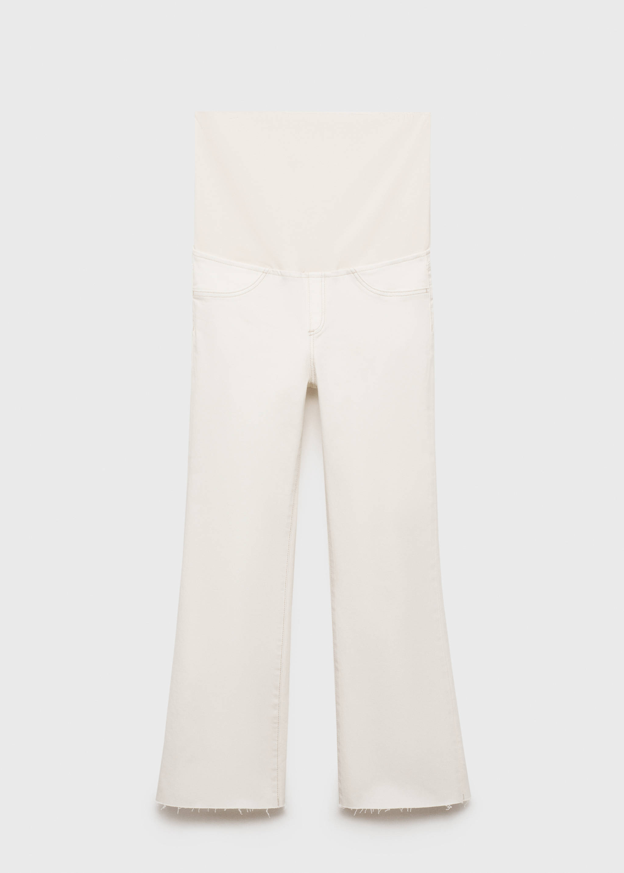 Flared cropped positiejeans - Artikel zonder model