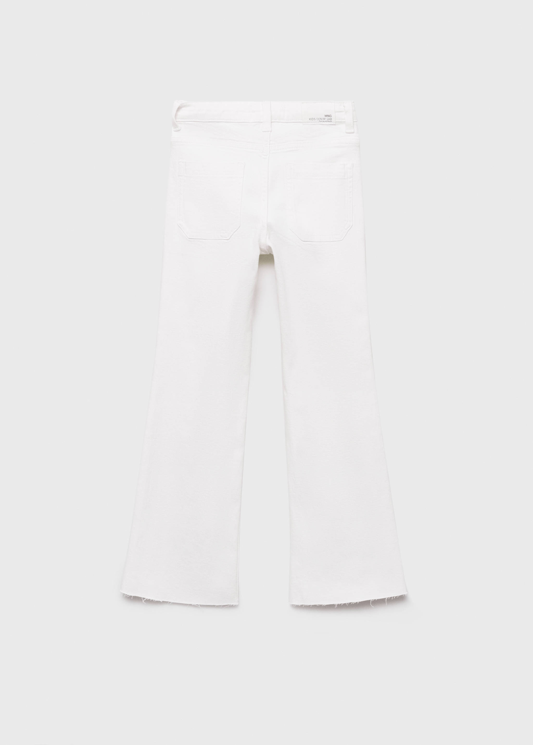 Utsvängda jeans - Artikelns baksida