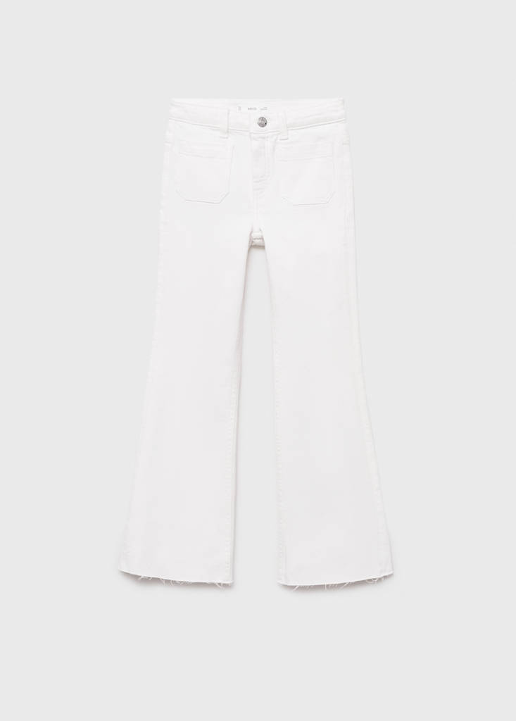 Flared jeans — White