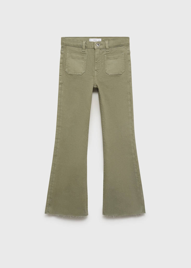 Flared jeans — Khaki