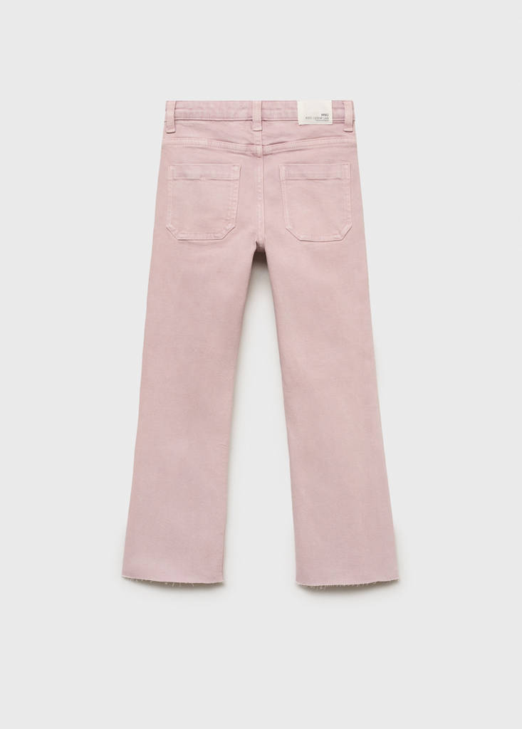 Flared jeans with studs — Light/Pastel Purple