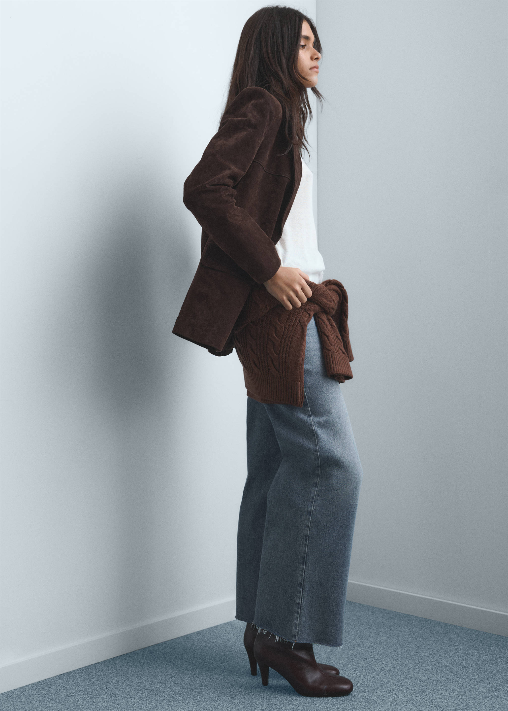 Jean style jupe-culotte Catherin taille haute - Détail de l'article 1