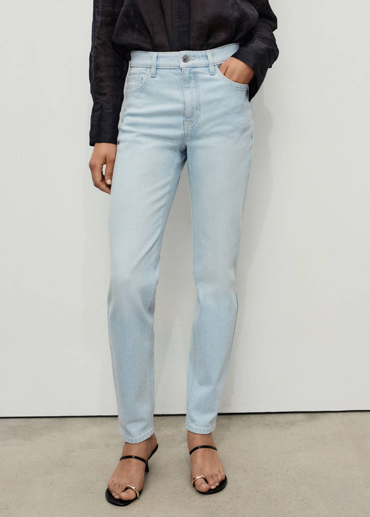 Newmom comfort high-rise jeans — Light Blue