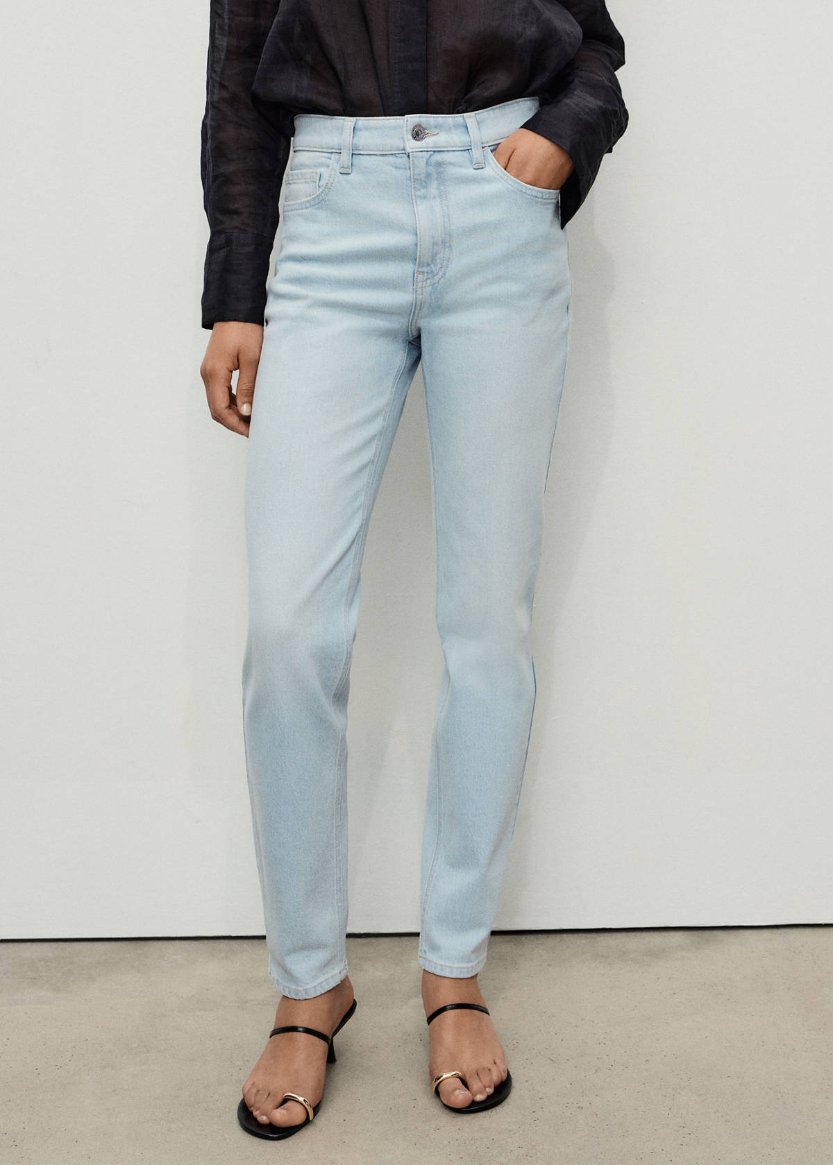 Newmom comfort high-rise jeans — Light Blue