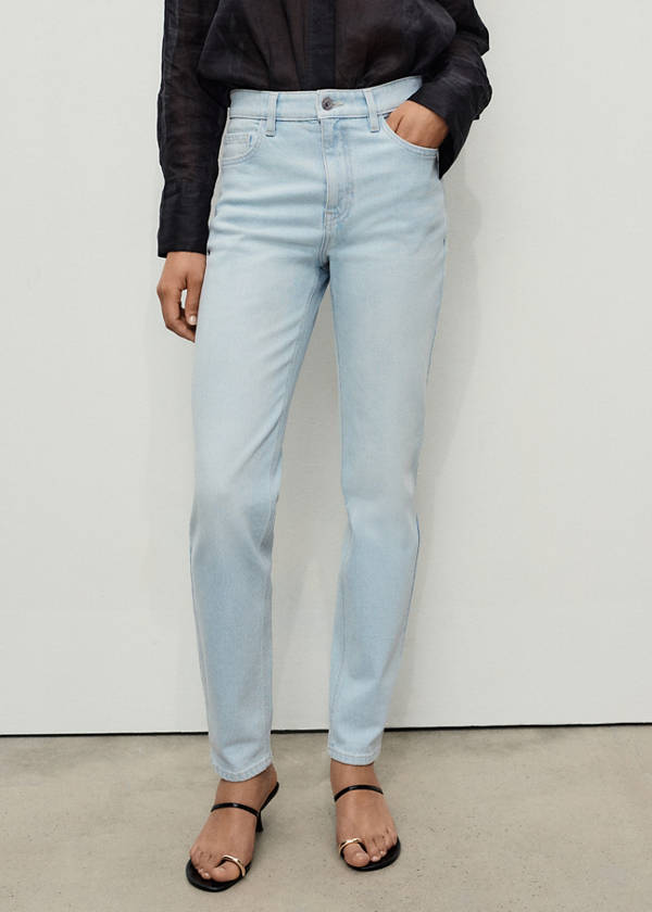 Newmom comfort high-rise jeans — Light Blue