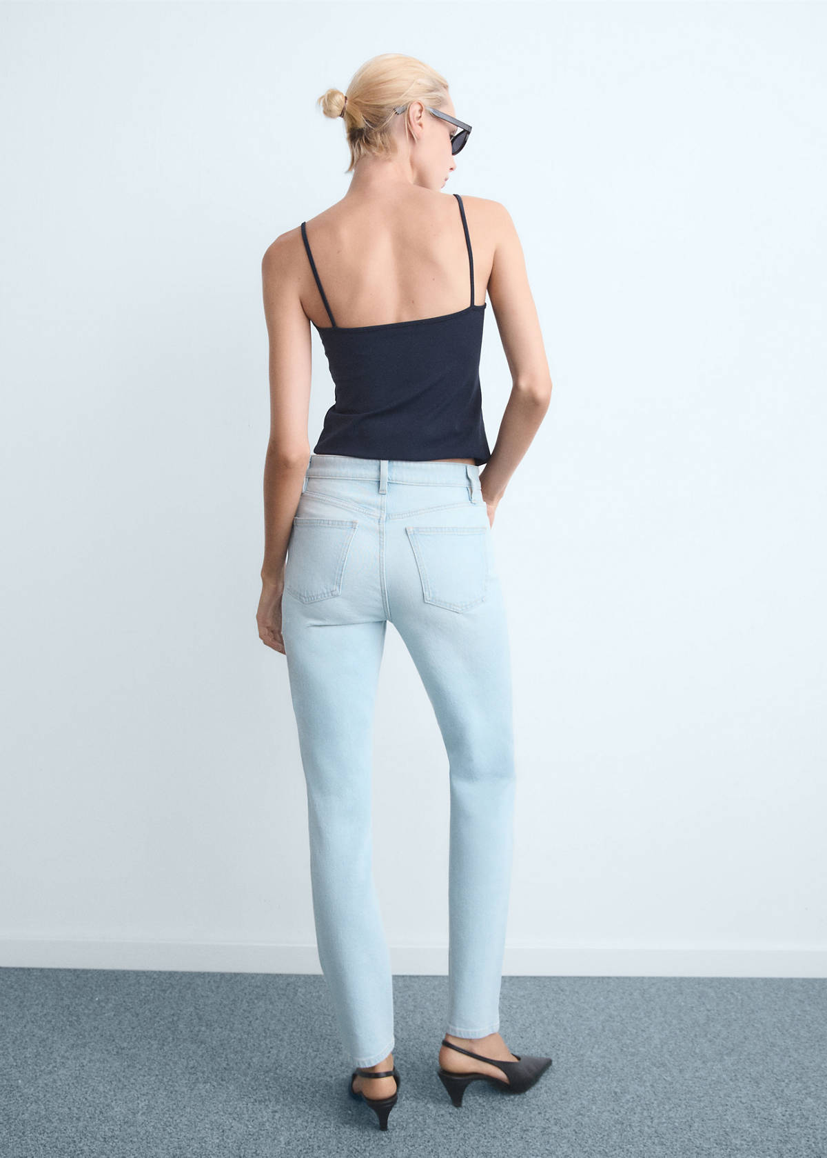 Newmom comfort high-rise jeans — Light Blue
