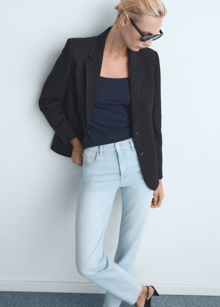 Newmom comfort high-rise jeans — Light Blue